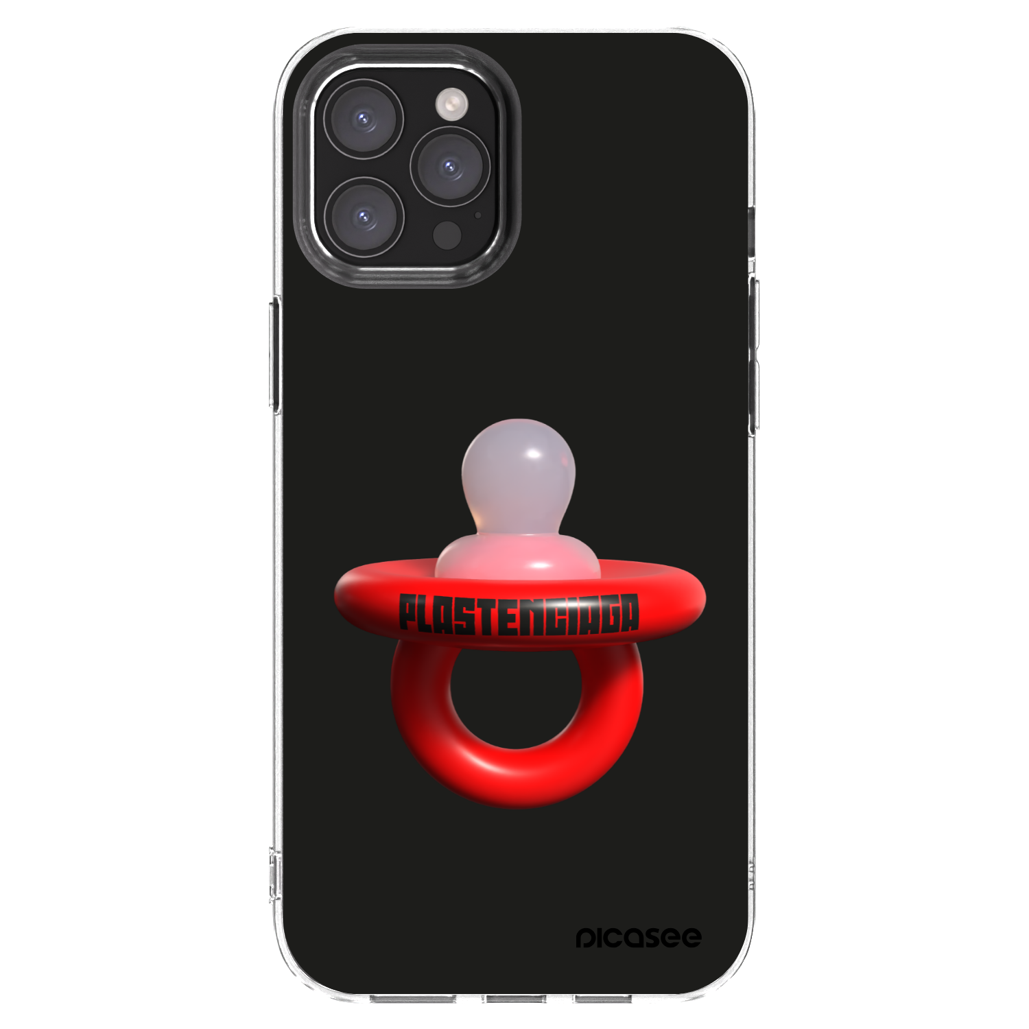 Picasee silikonska prozirna maskica za Apple iPhone 12 Pro Max - Le Dudel