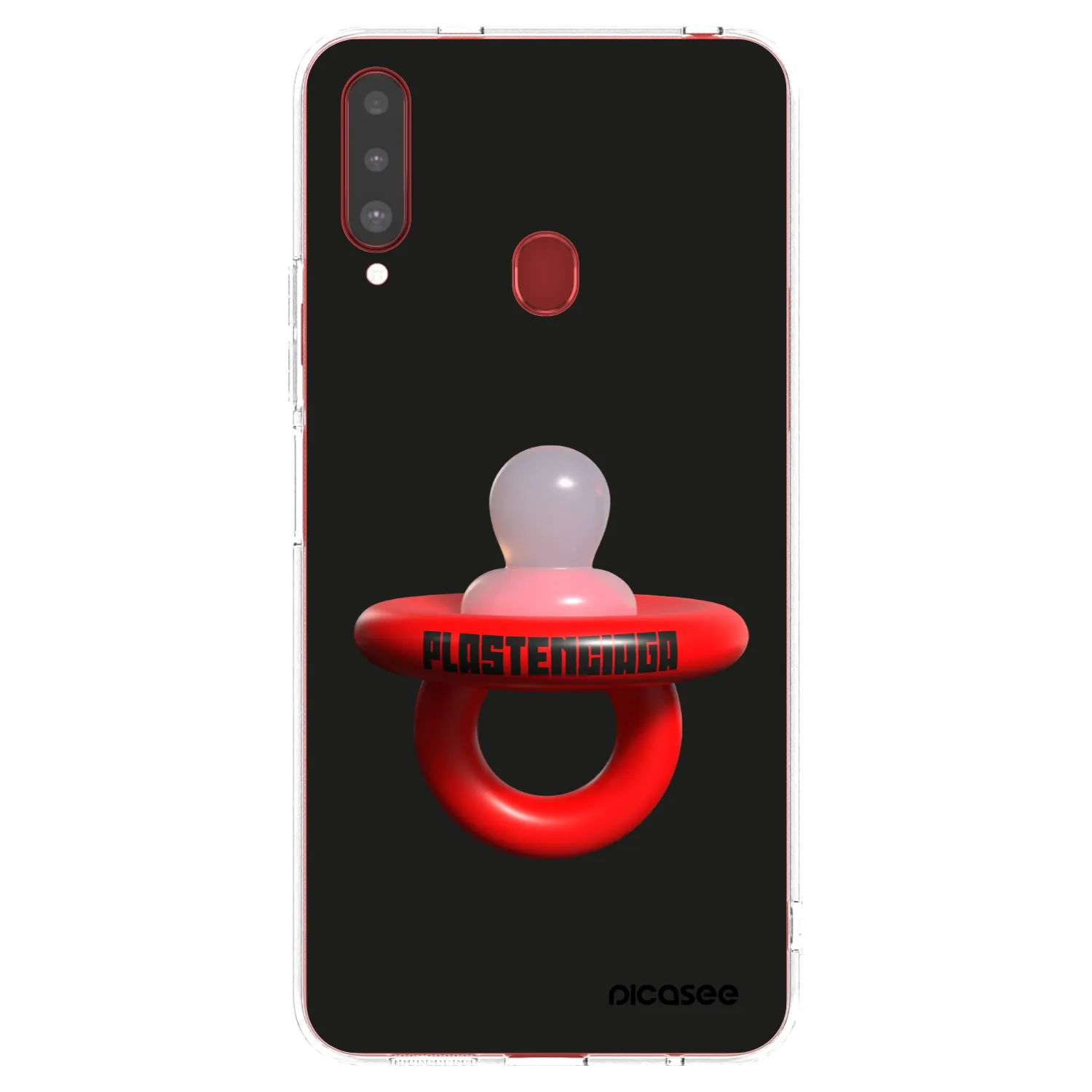 Picasee silikonska prozirna maskica za Samsung Galaxy A20s - Le Dudel