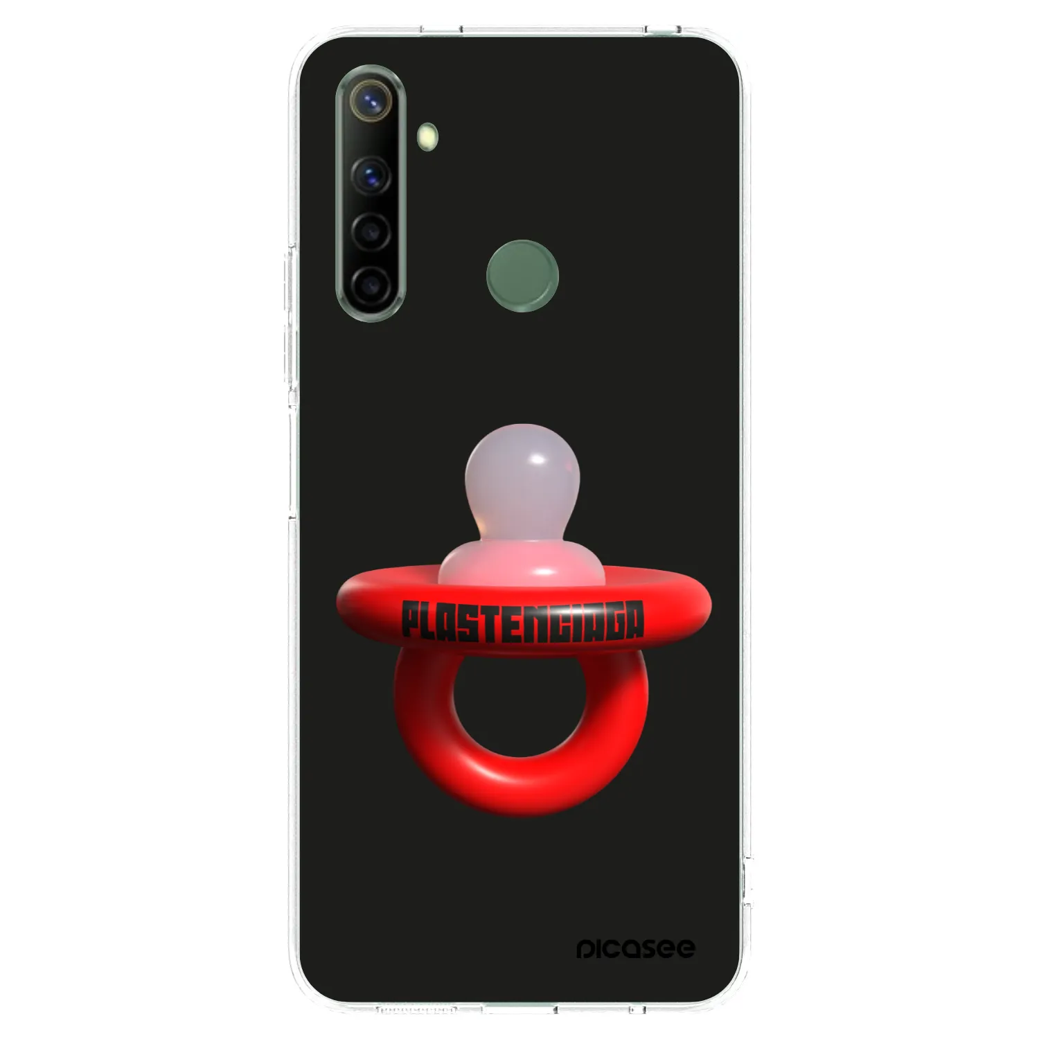 Picasee silikonska prozirna maskica za Realme 6i - Le Dudel