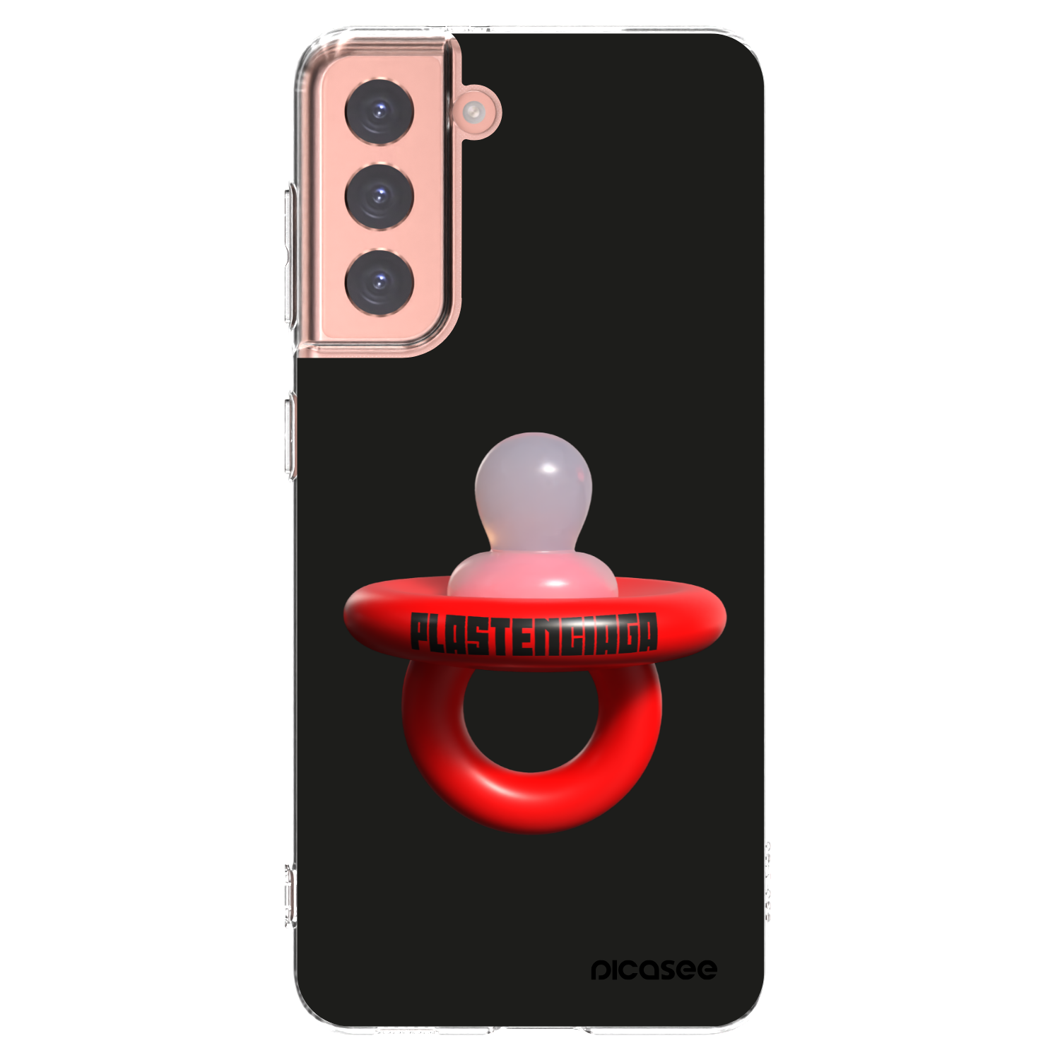 Picasee silikonska prozirna maskica za Samsung Galaxy S21 5G G991B - Le Dudel