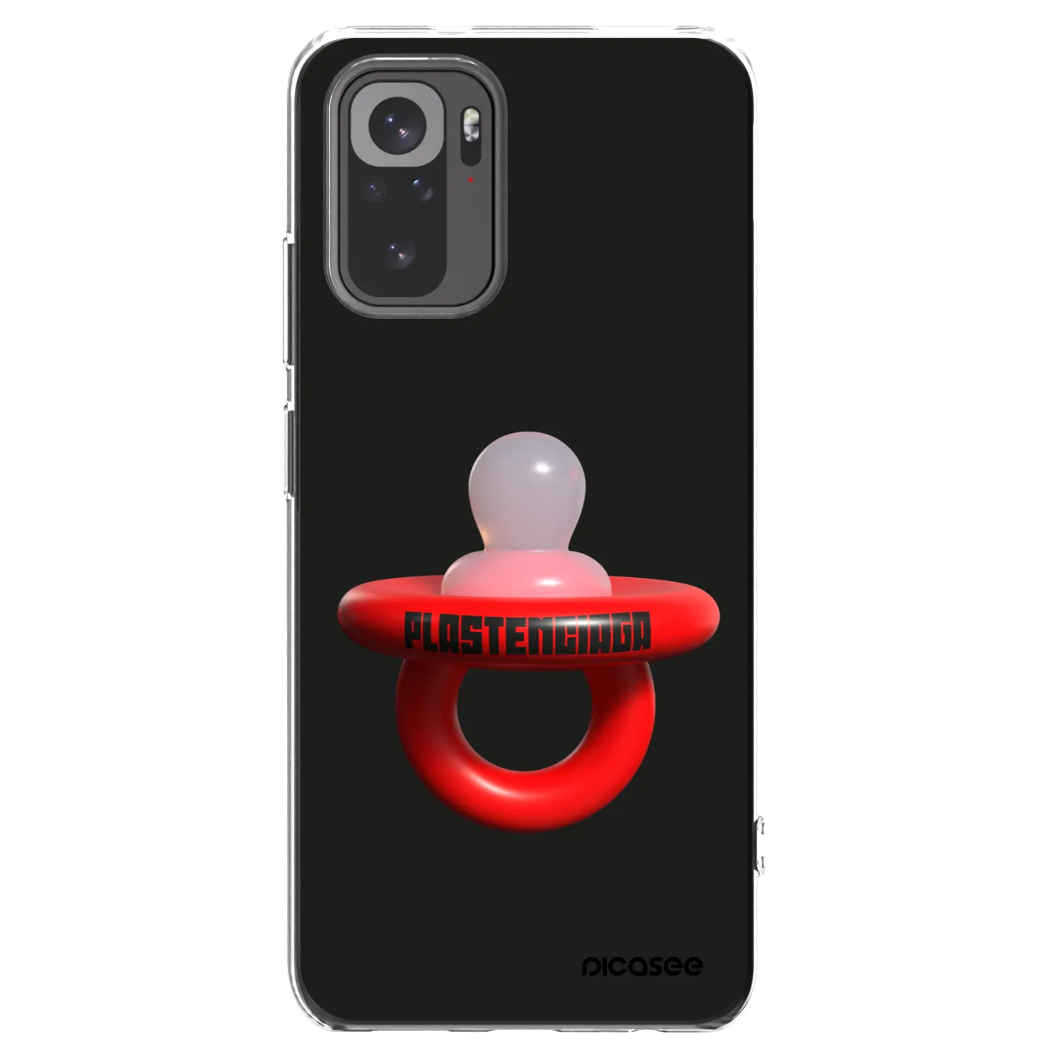 Picasee silikonska prozirna maskica za Xiaomi Redmi Note 10 - Le Dudel