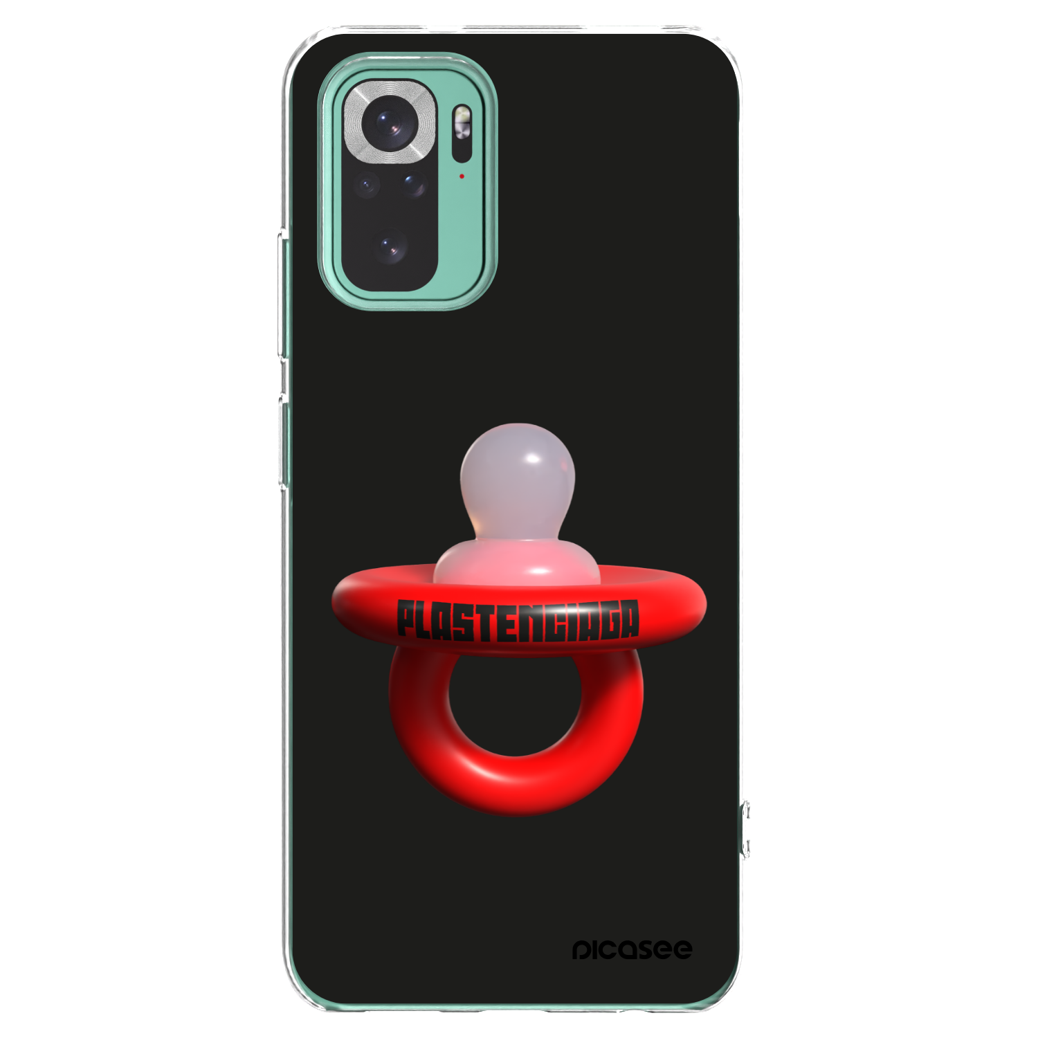 Picasee silikonska prozirna maskica za Xiaomi Redmi Note 10 Pro - Le Dudel