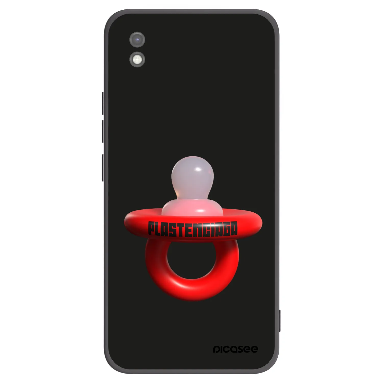 Picasee crna silikonska maskica za Xiaomi Redmi 9AT - Le Dudel