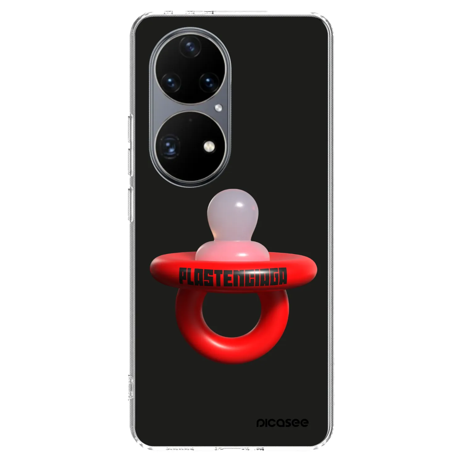Picasee silikonska prozirna maskica za Huawei P50 - Le Dudel
