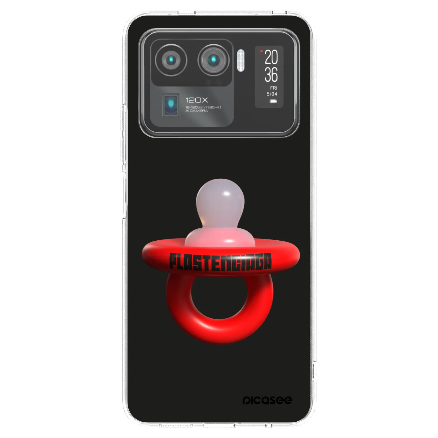 Picasee silikonska prozirna maskica za Xiaomi Mi 11 Ultra - Le Dudel