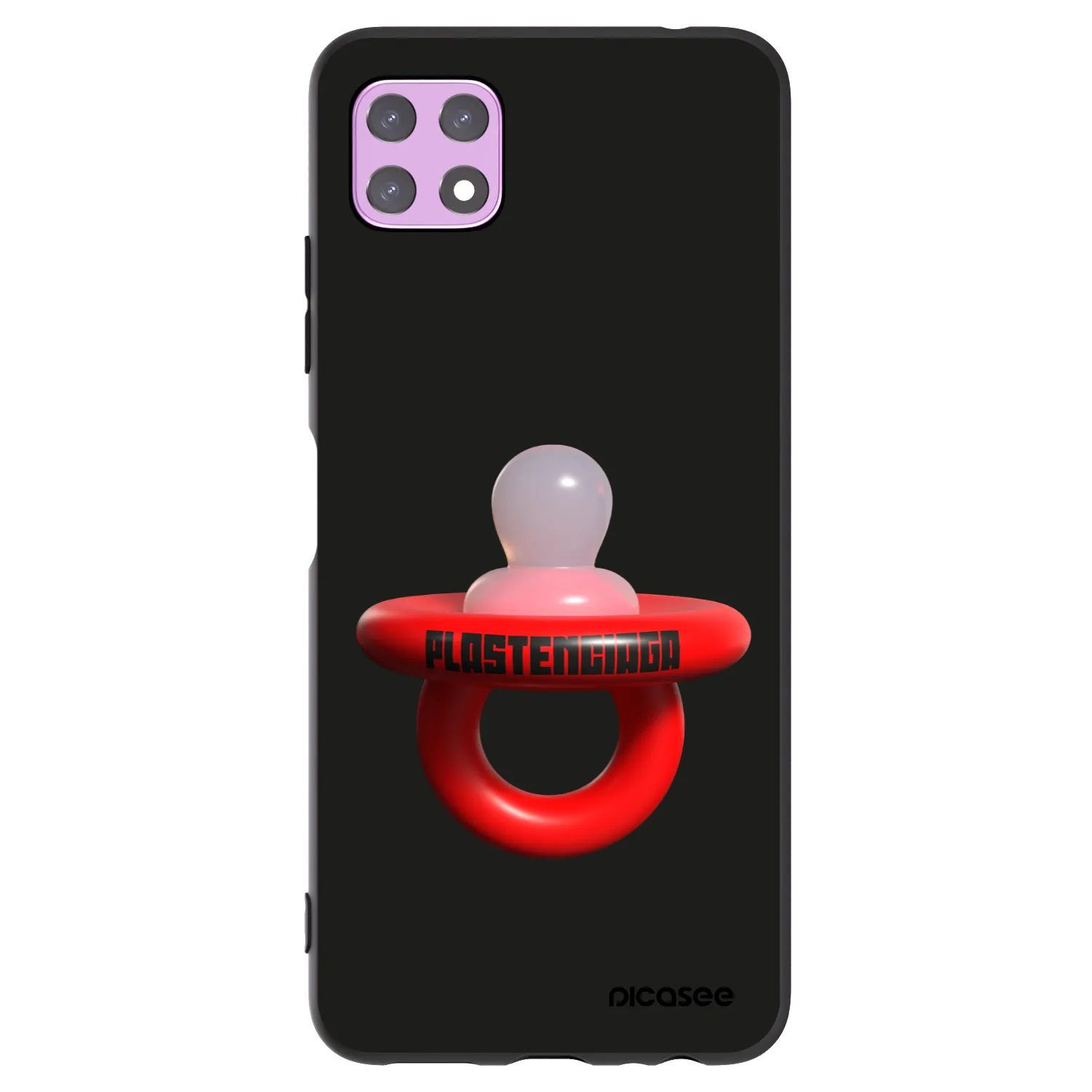 Picasee crna silikonska maskica za Samsung Galaxy A22 A226B 5G - Le Dudel