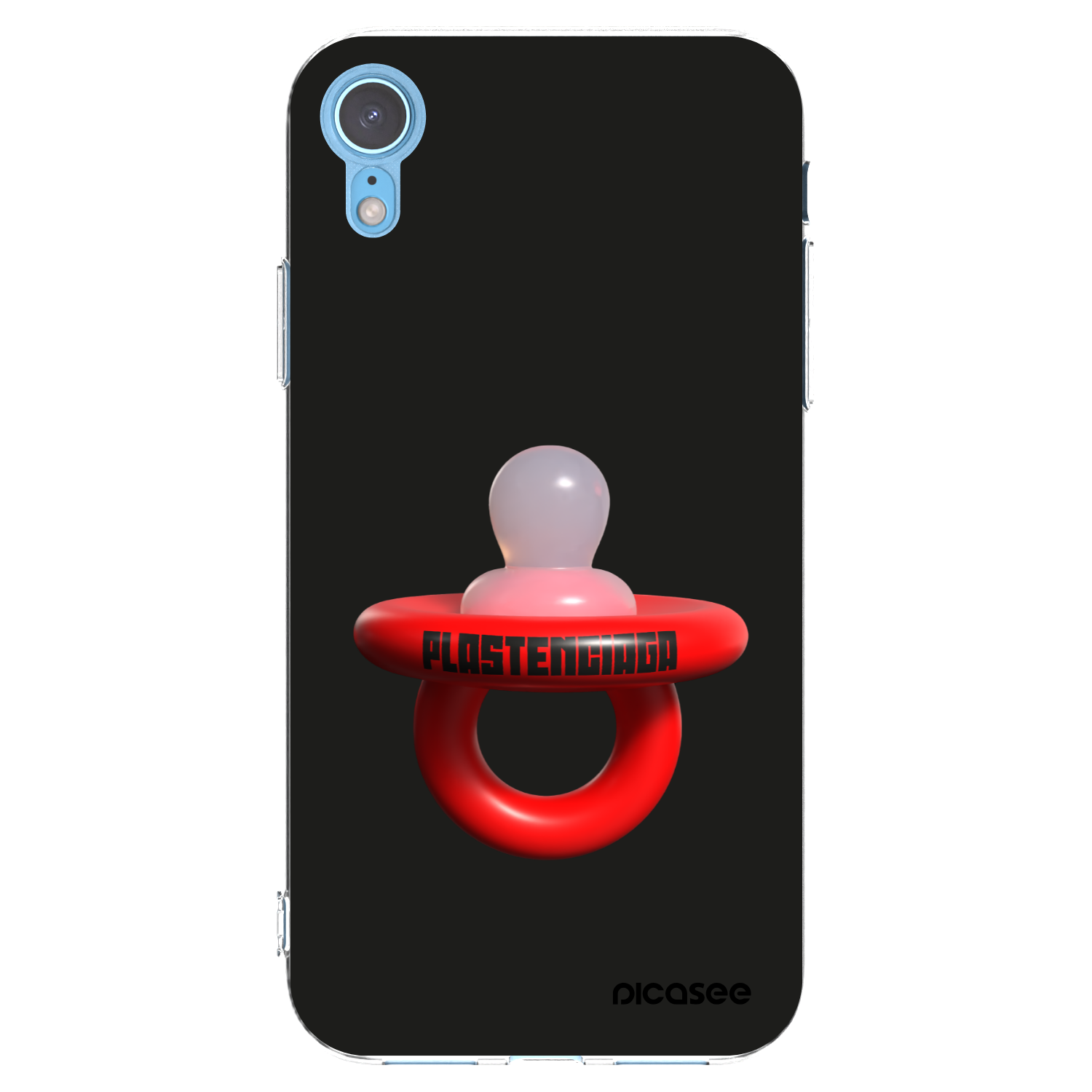 Picasee silikonska prozirna maskica za Apple iPhone XR - Le Dudel