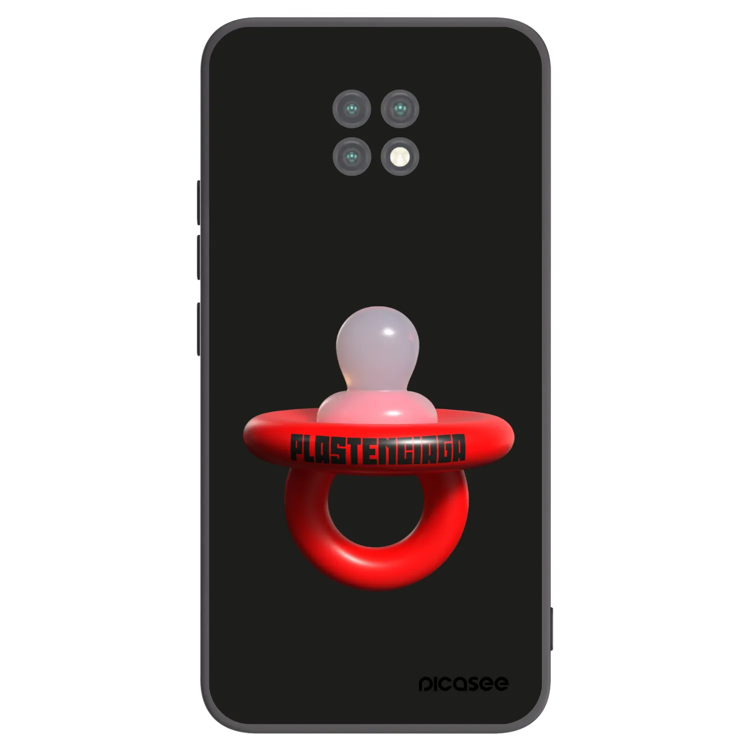 Picasee crna silikonska maskica za Xiaomi Redmi Note 9T - Le Dudel