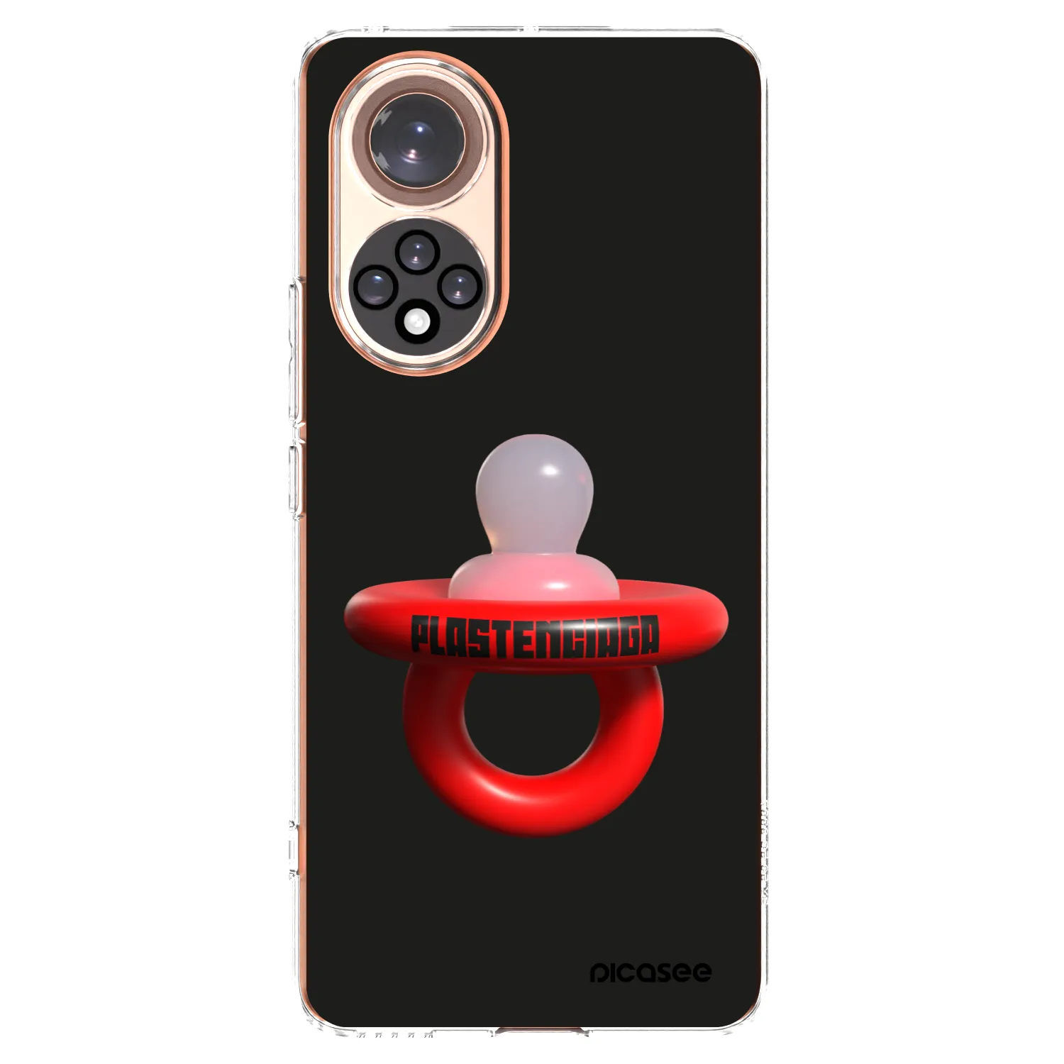 Picasee silikonska prozirna maskica za Honor 50 5G - Le Dudel