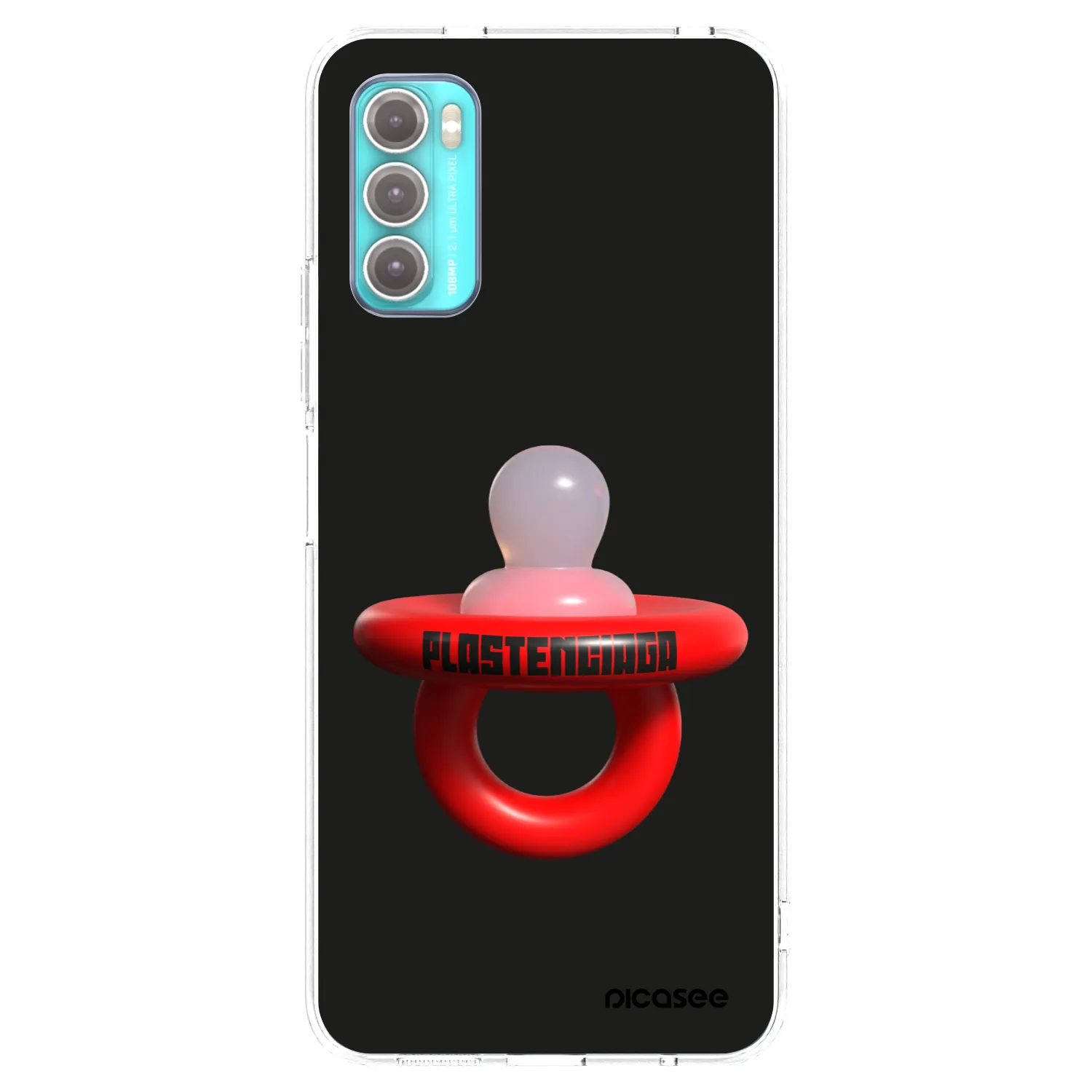 Picasee silikonska prozirna maskica za Motorola Moto G60 - Le Dudel