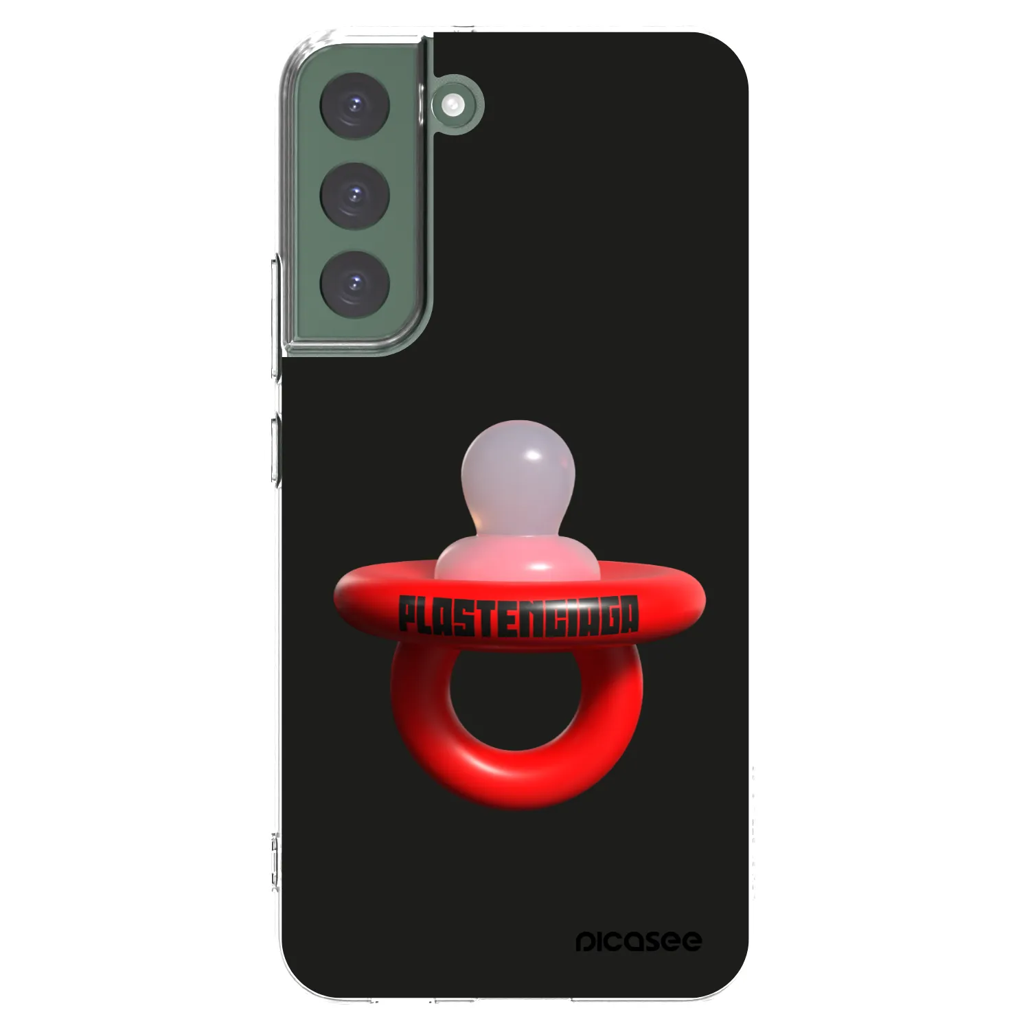 Picasee silikonska prozirna maskica za Samsung Galaxy S22+ 5G - Le Dudel