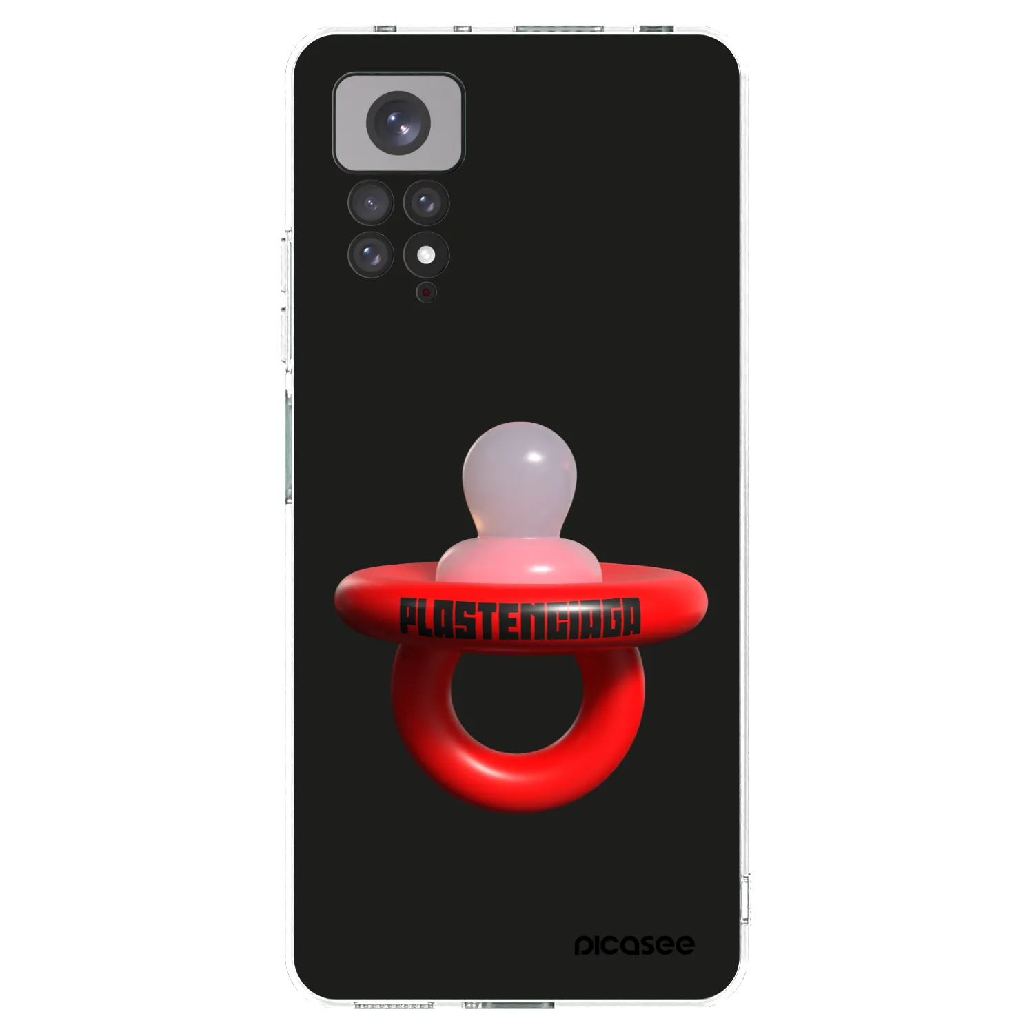 Picasee silikonska prozirna maskica za Xiaomi Redmi Note 11S 4G - Le Dudel