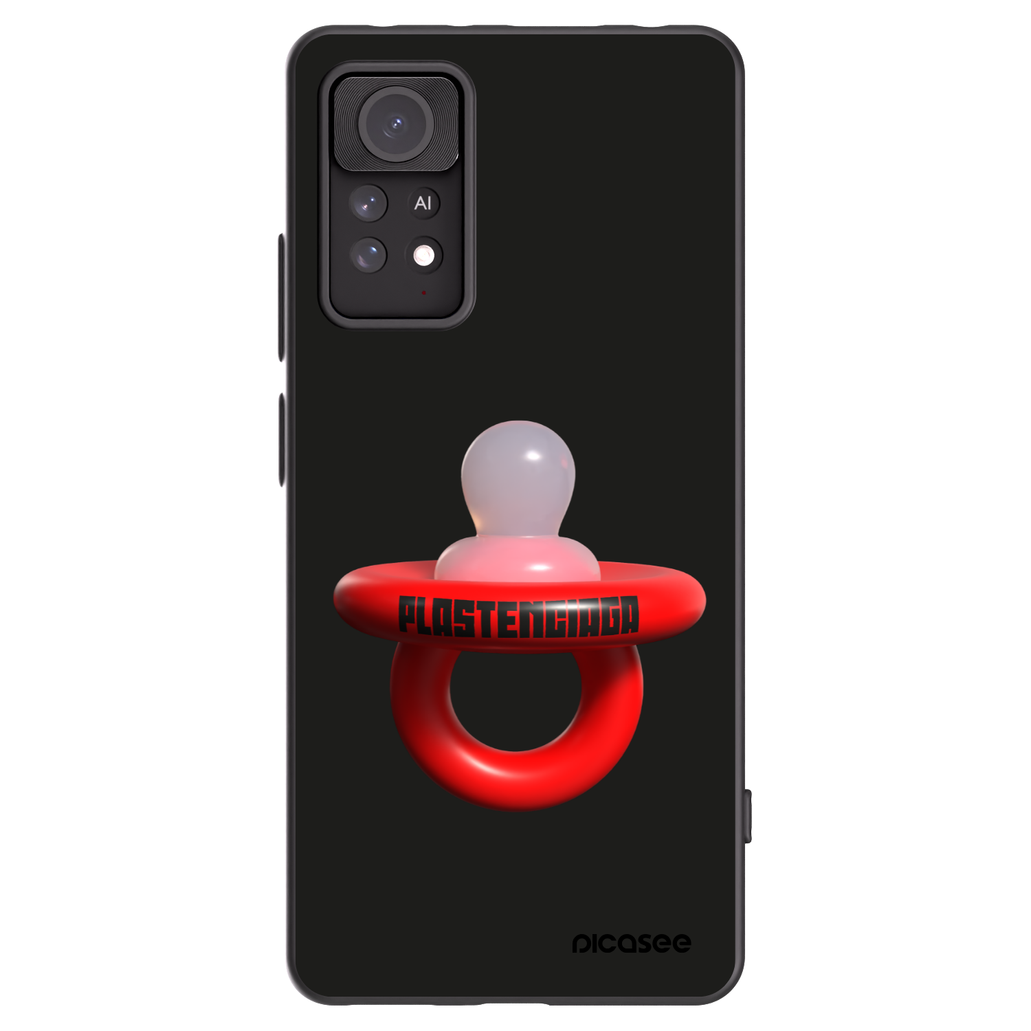 Picasee crna silikonska maskica za Xiaomi Redmi Note 11 Pro 5G - Le Dudel