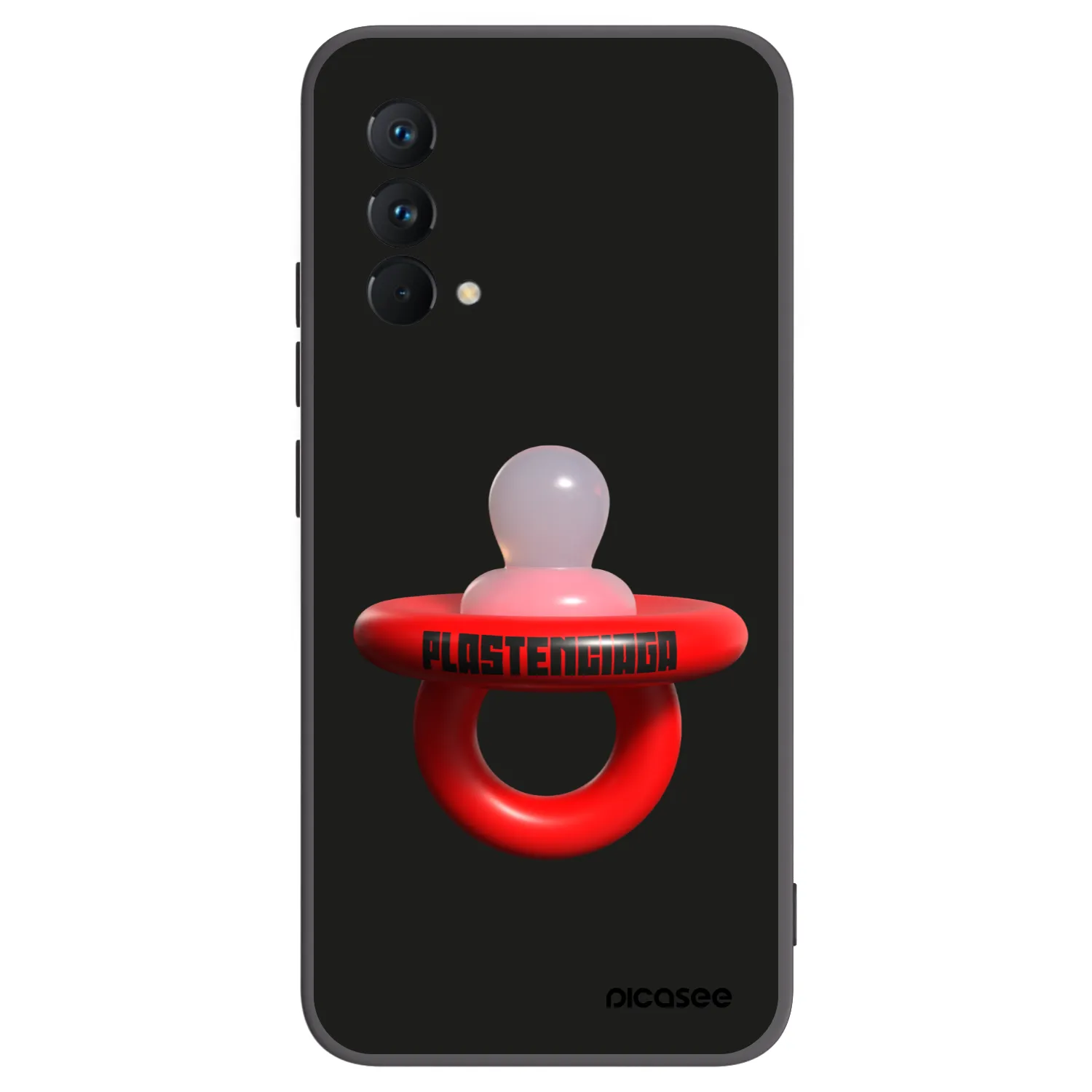Picasee crna silikonska maskica za Realme GT Master Edition 5G - Le Dudel