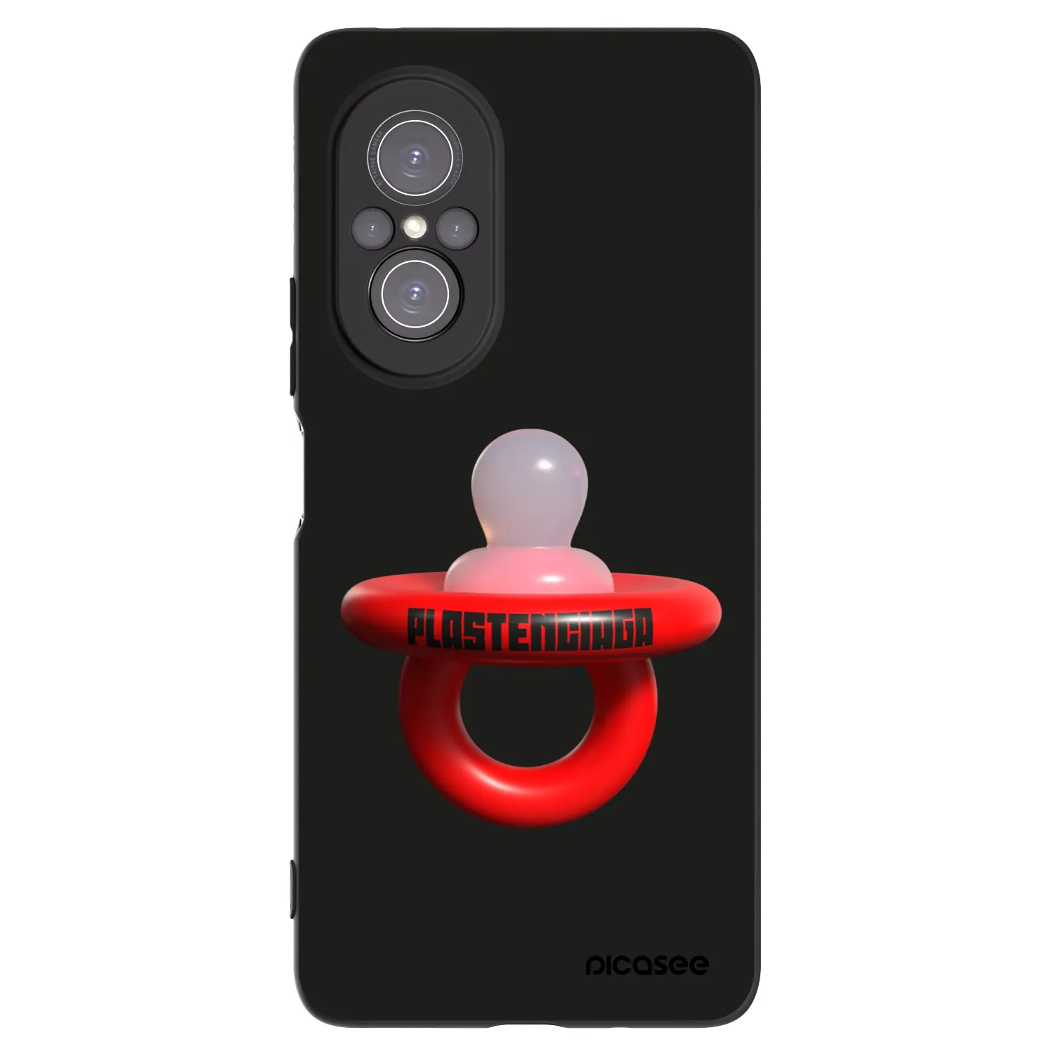 Picasee crna silikonska maskica za Huawei Nova 9 SE - Le Dudel