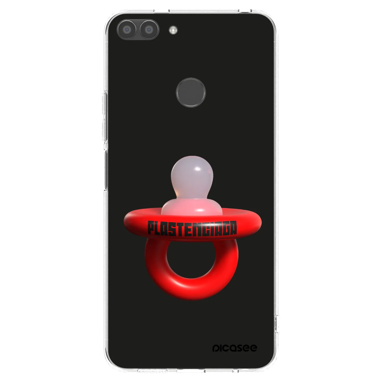 Picasee silikonska prozirna maskica za Huawei P Smart - Le Dudel