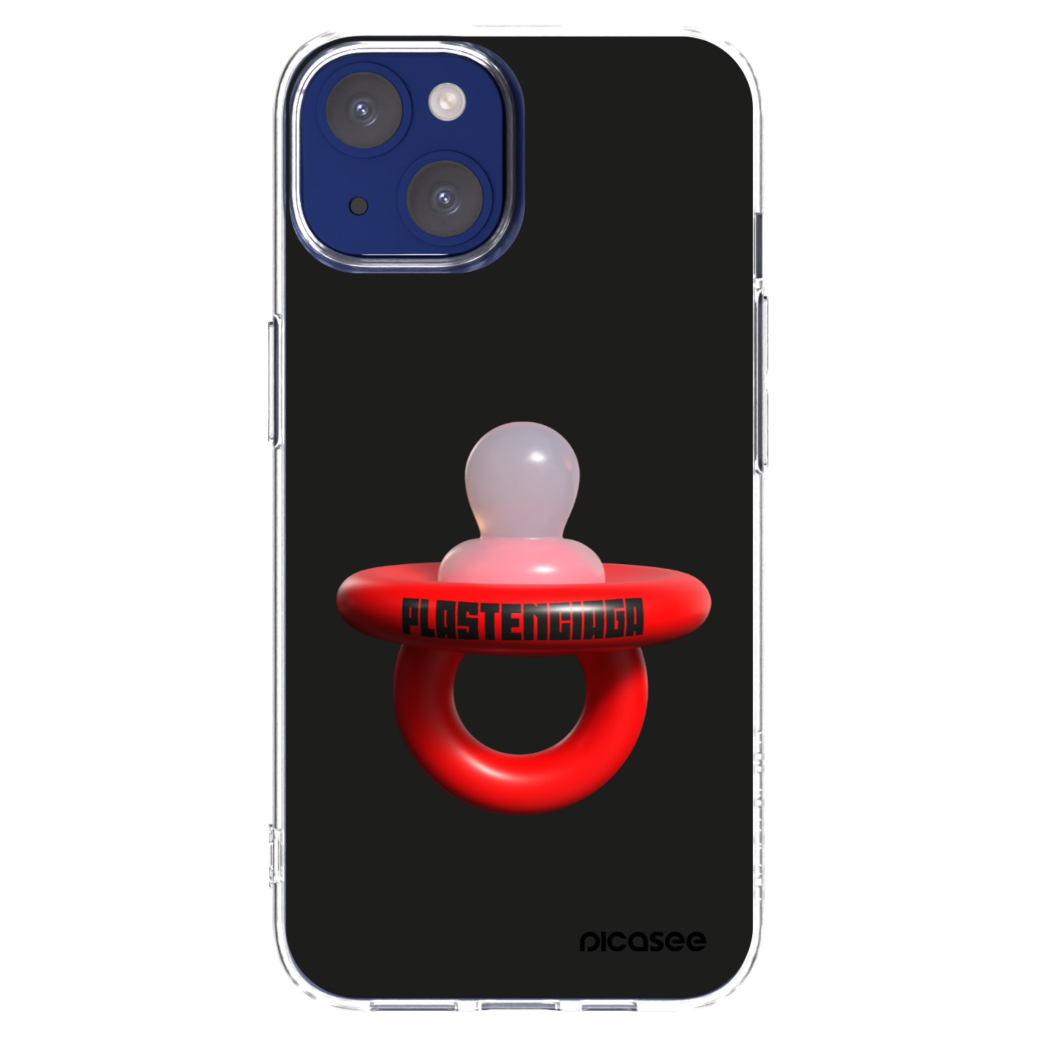 Picasee silikonska prozirna maskica za Apple iPhone 14 - Le Dudel