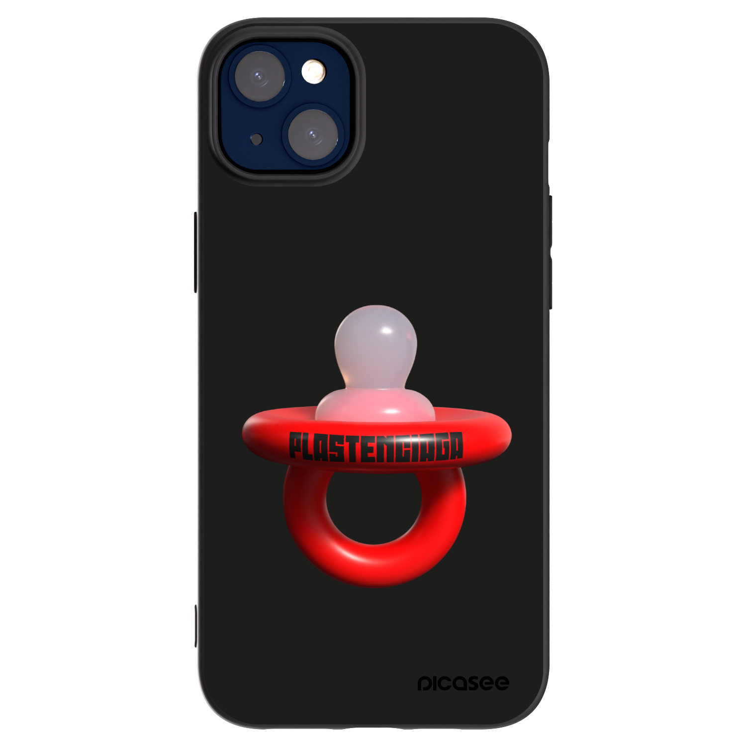 Picasee crna silikonska maskica za Apple iPhone 14 Plus - Le Dudel