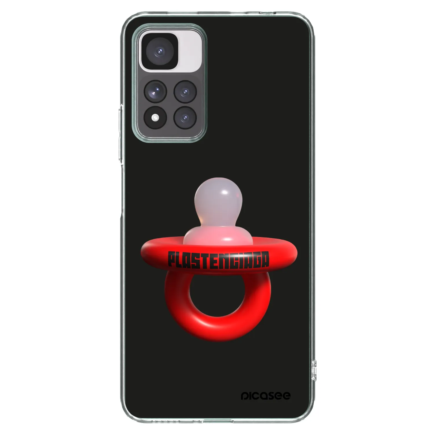 Picasee silikonska prozirna maskica za Xiaomi Redmi Note 11 Pro+ 5G - Le Dudel