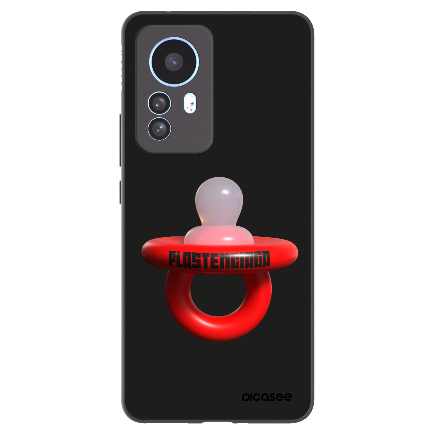 Picasee crna silikonska maskica za Xiaomi 12T Pro - Le Dudel