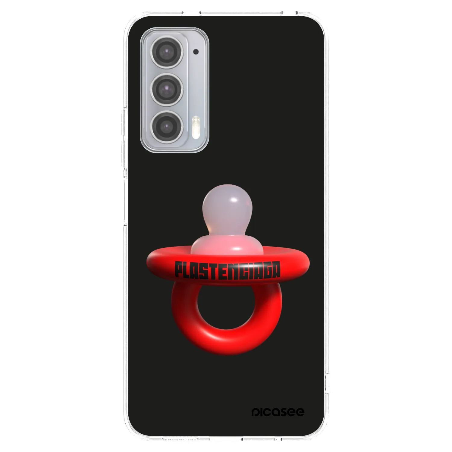 Picasee silikonska prozirna maskica za Motorola Edge 20 - Le Dudel