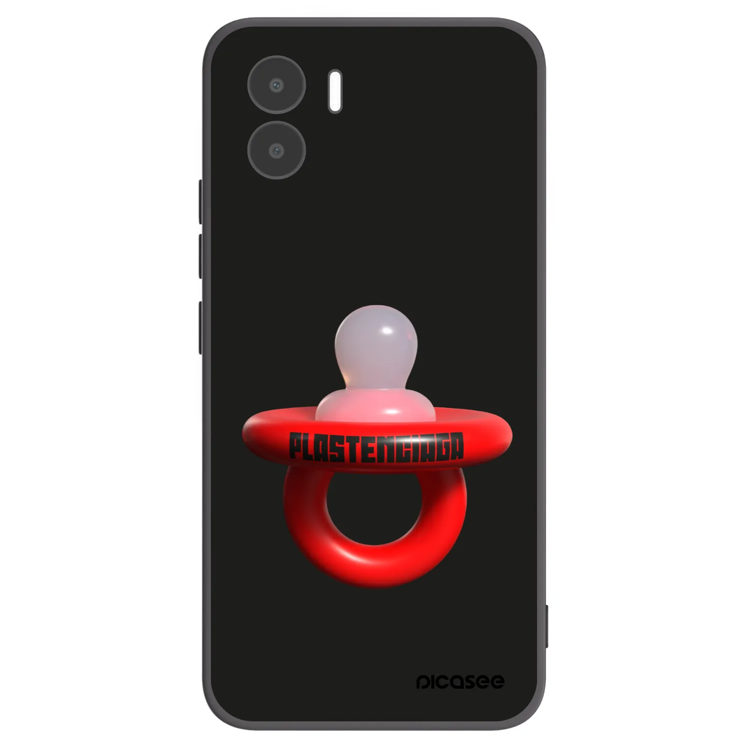 Picasee crna silikonska maskica za Xiaomi Redmi A1 - Le Dudel