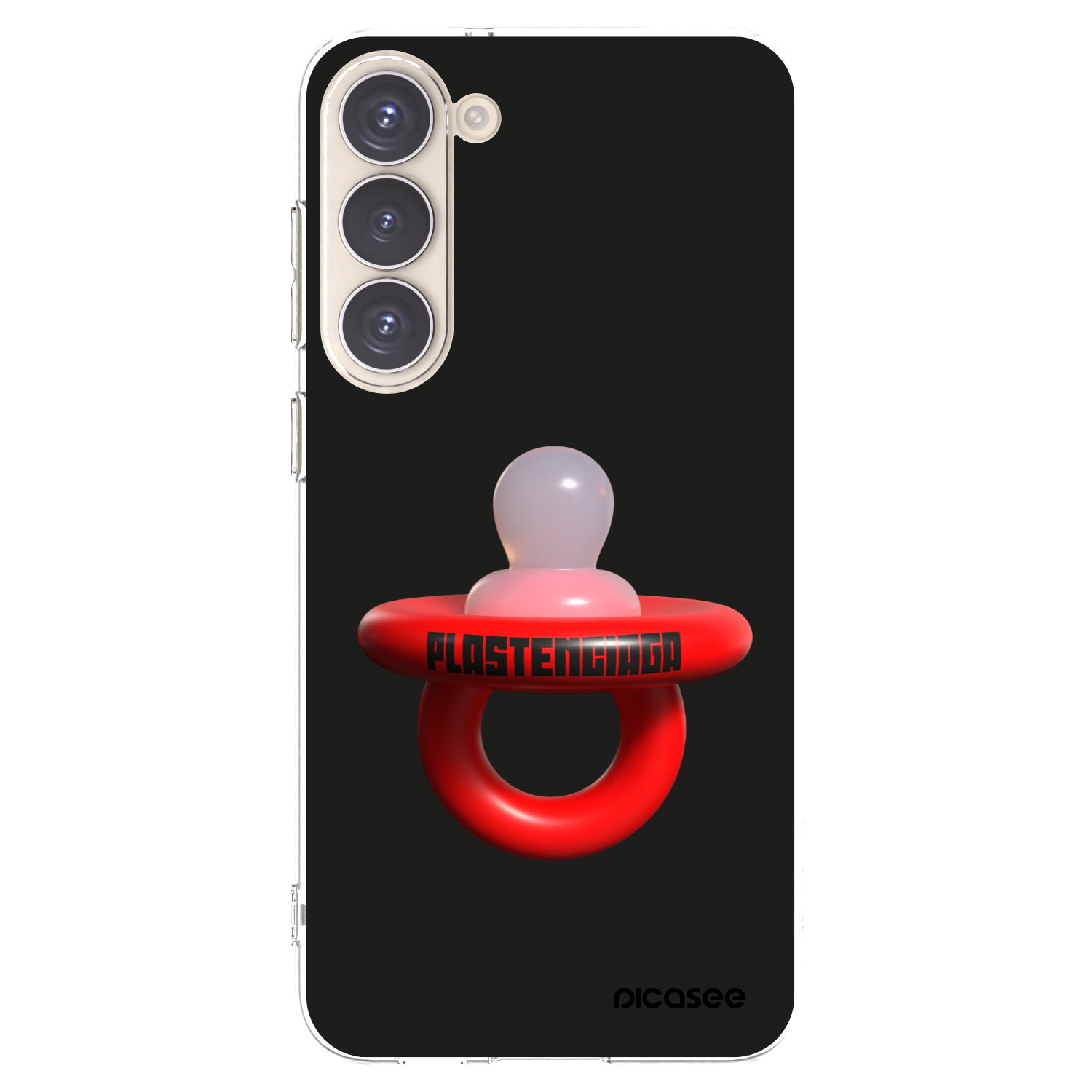 Picasee silikonska prozirna maskica za Samsung Galaxy S23+ 5G - Le Dudel