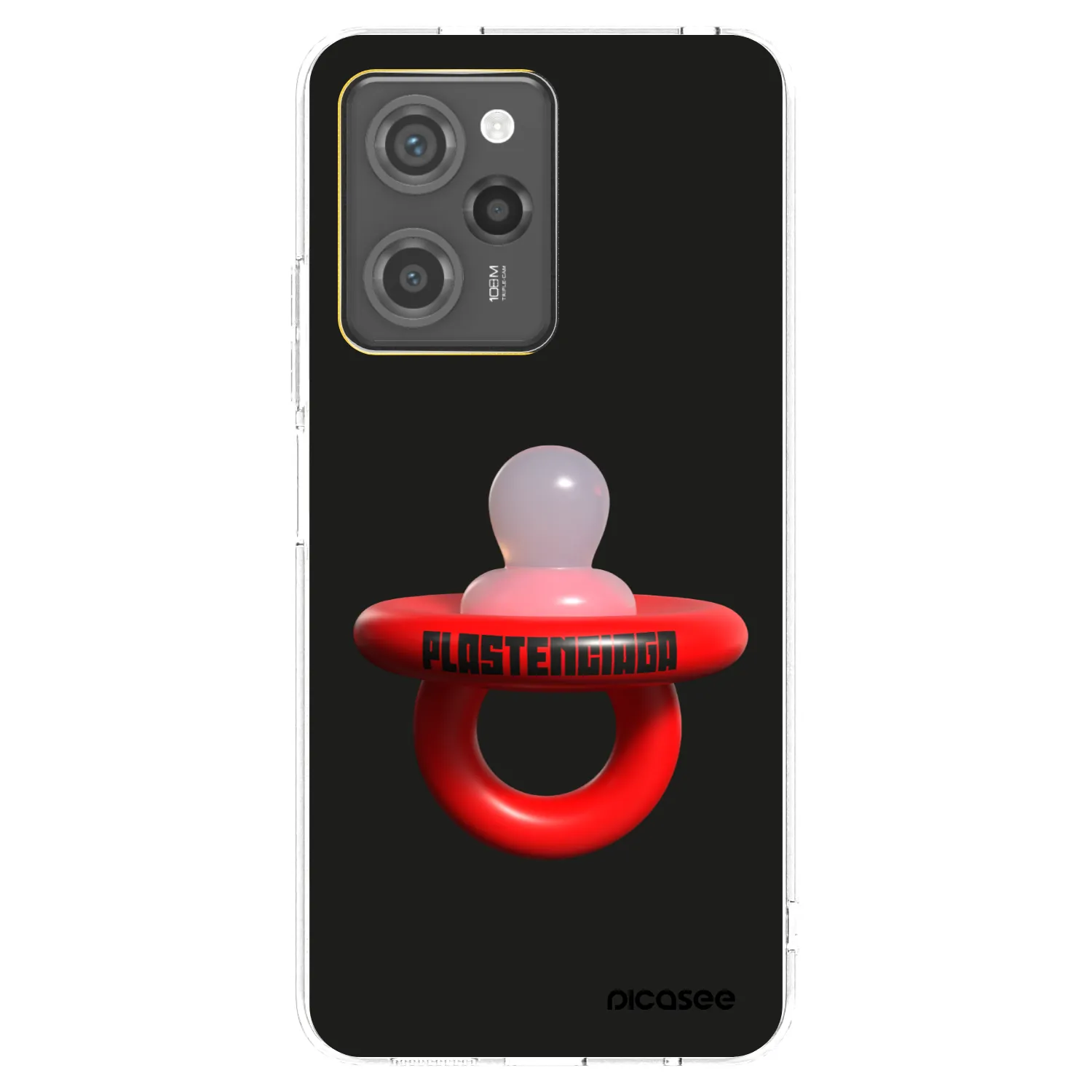 Picasee crna silikonska maskica za Xiaomi Poco X5 Pro - Le Dudel