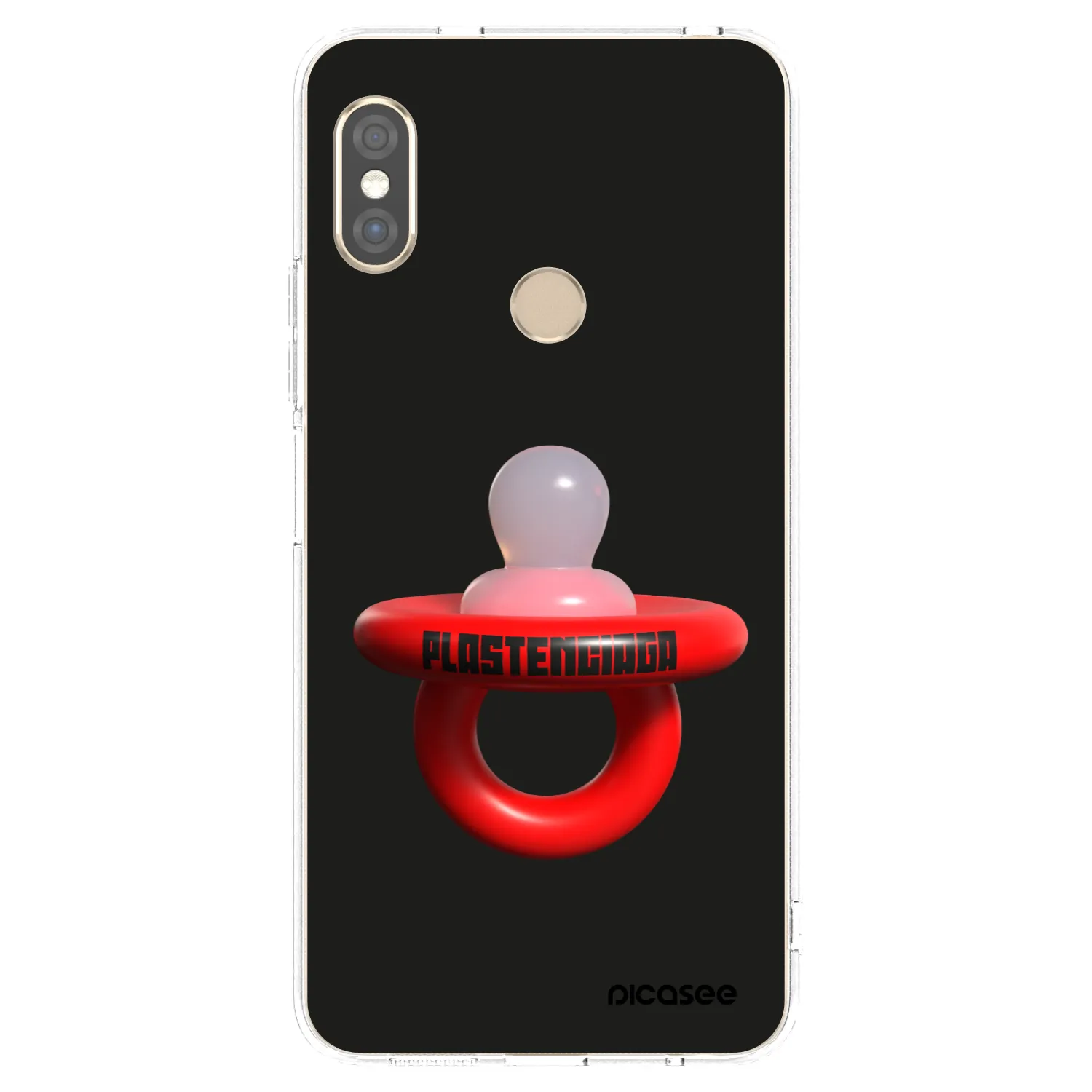 Picasee silikonska prozirna maskica za Xiaomi Redmi Note 5 Global - Le Dudel