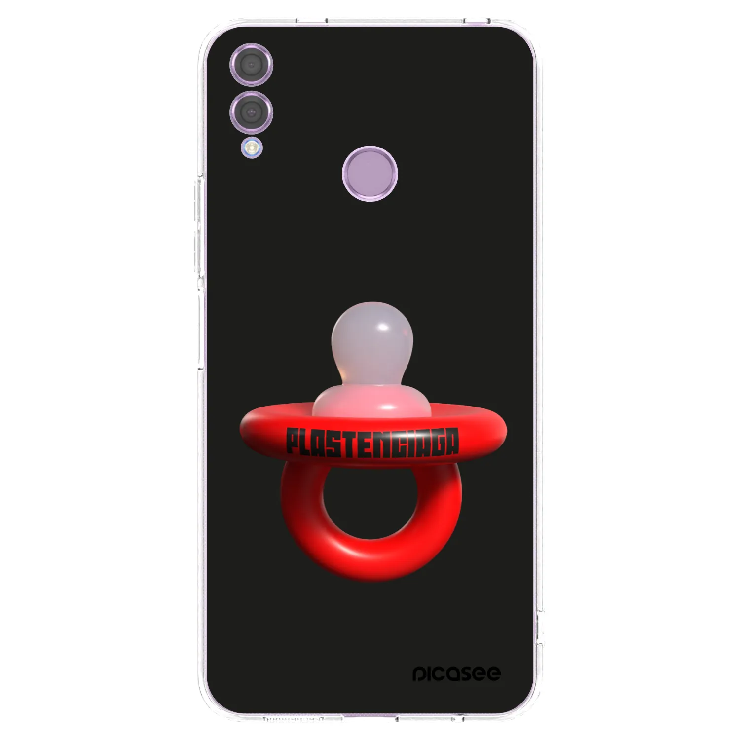 Picasee silikonska prozirna maskica za Honor 8X - Le Dudel