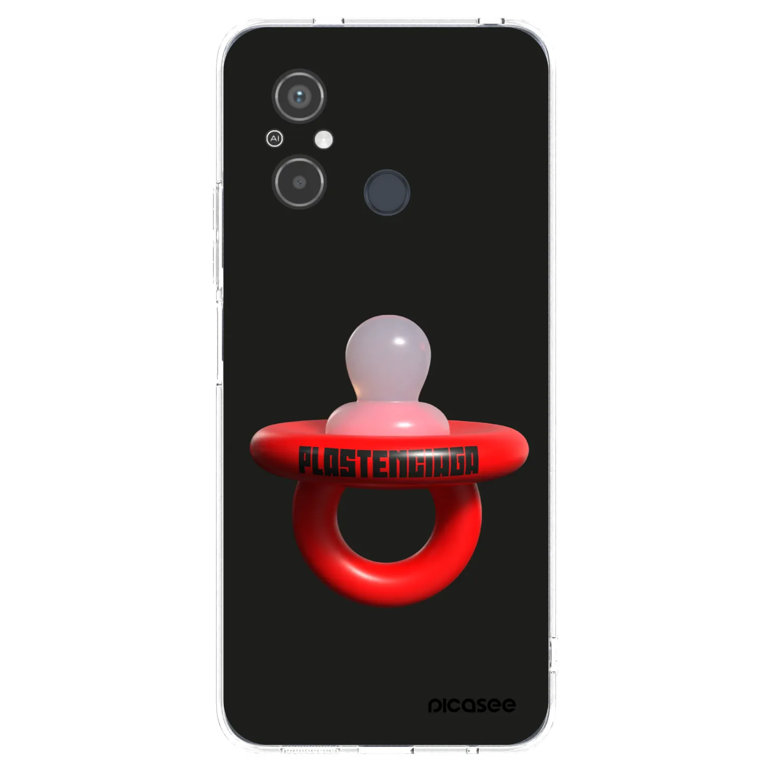 Picasee silikonska prozirna maskica za Xiaomi Redmi 12C - Le Dudel