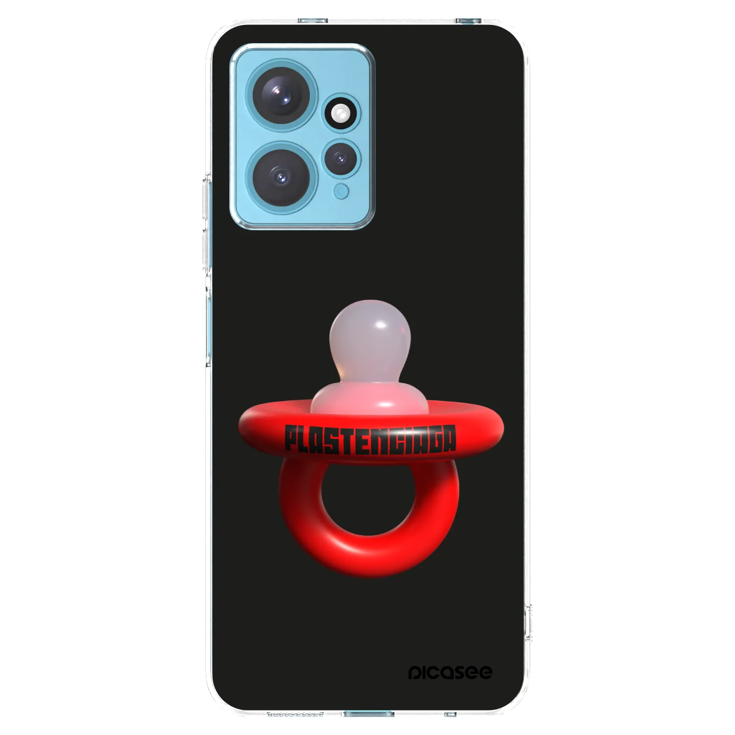 Picasee silikonska prozirna maskica za Xiaomi Redmi Note 12 4G - Le Dudel