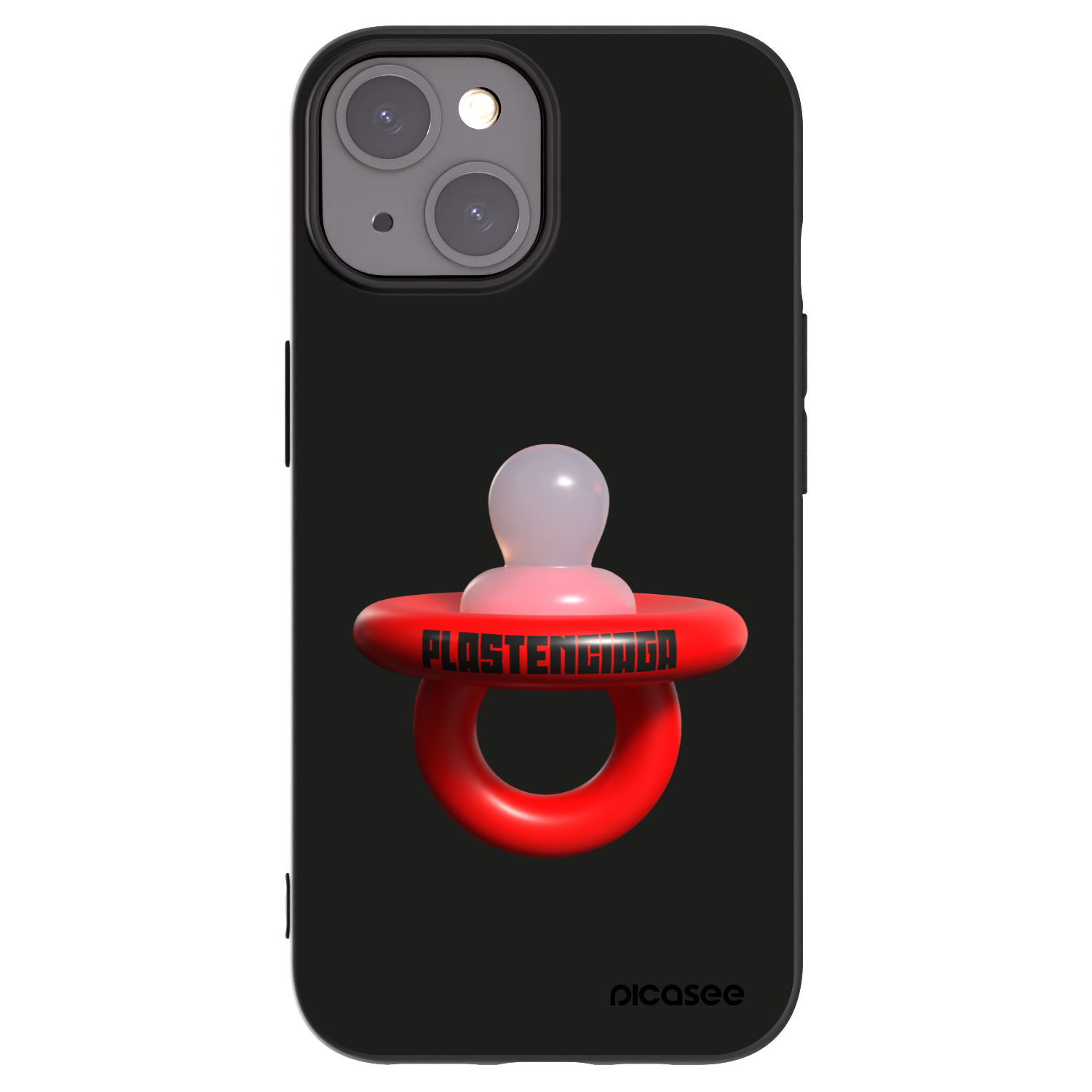 Picasee crna silikonska maskica za Apple iPhone 15 - Le Dudel