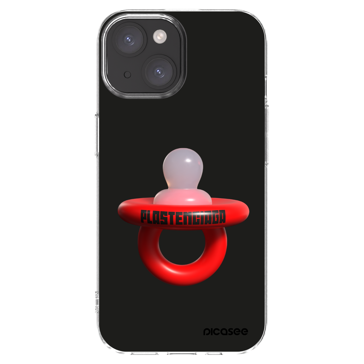 Picasee silikonska prozirna maskica za Apple iPhone 15 - Le Dudel