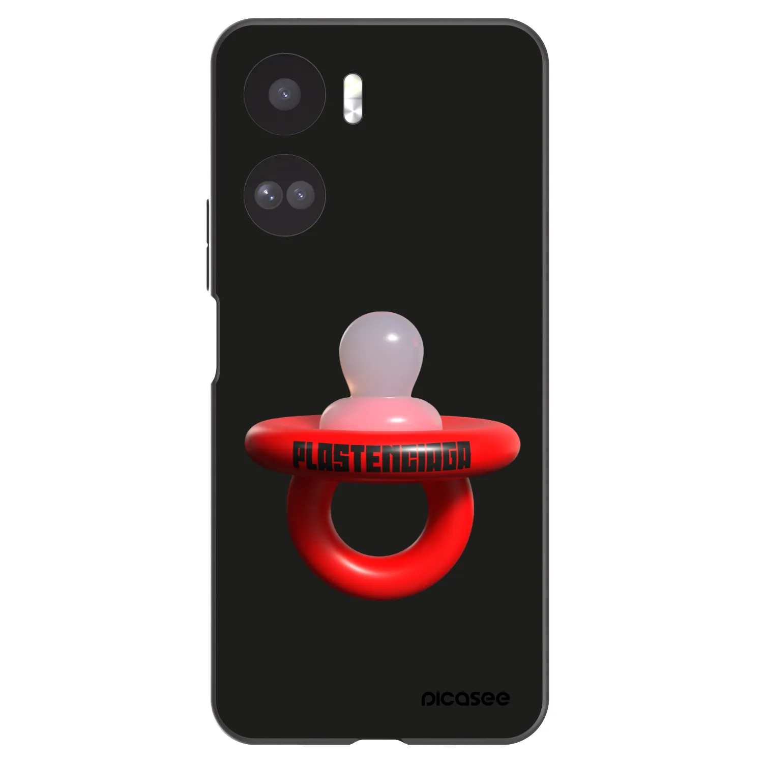Picasee crna silikonska maskica za Honor 90 Lite 5G - Le Dudel