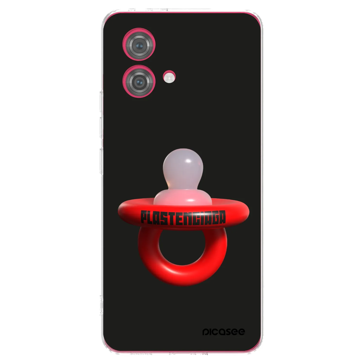 Picasee silikonska prozirna maskica za Motorola Moto G84 5G - Le Dudel