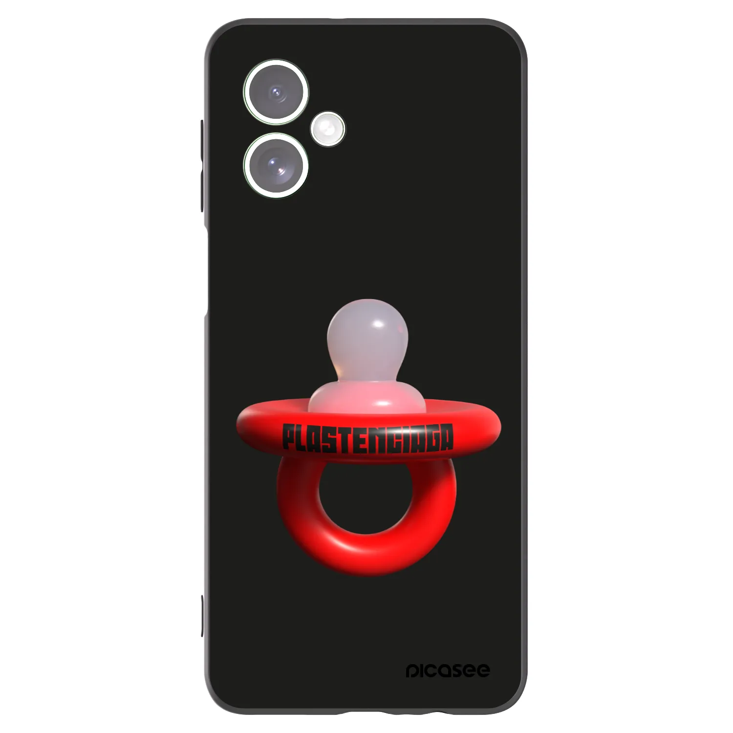 Picasee crna silikonska maskica za Motorola Moto G54 5G - Le Dudel