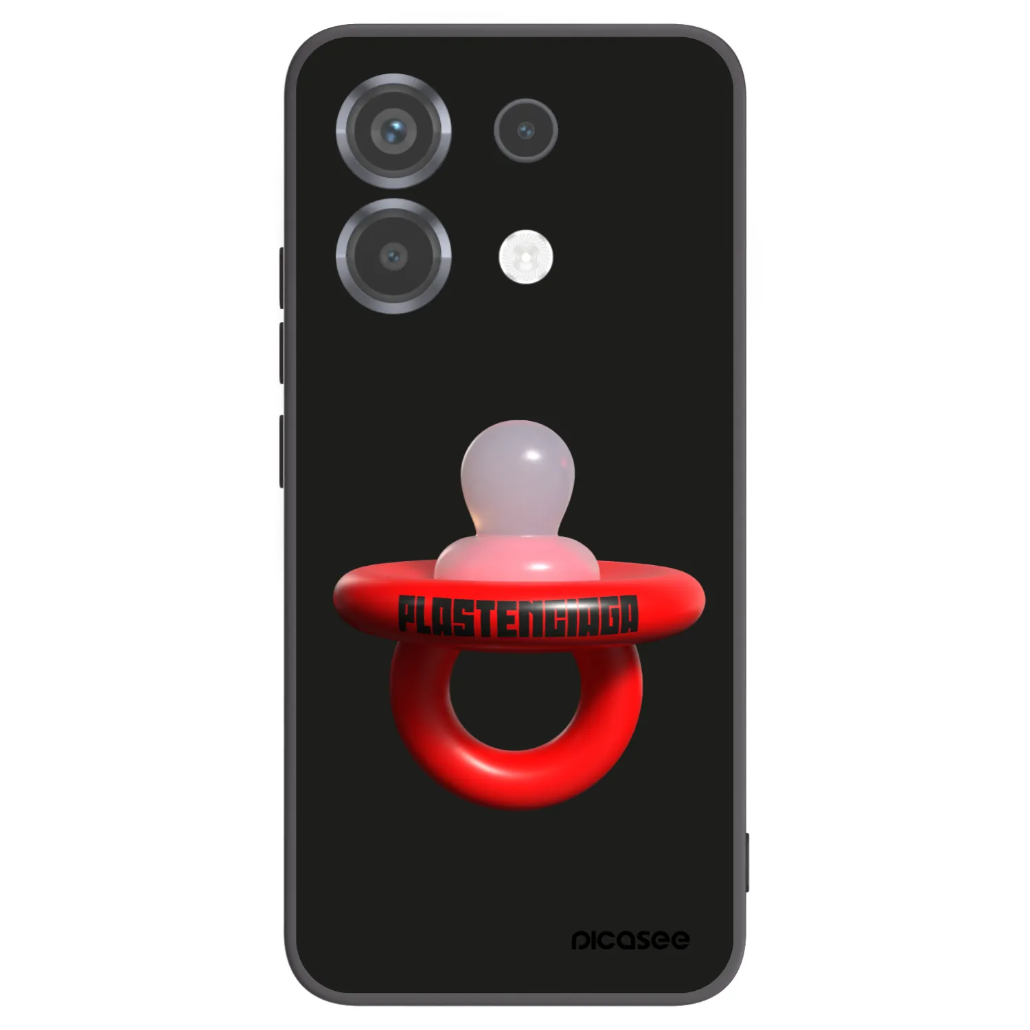 Picasee crna silikonska maskica za Xiaomi Poco X6 - Le Dudel