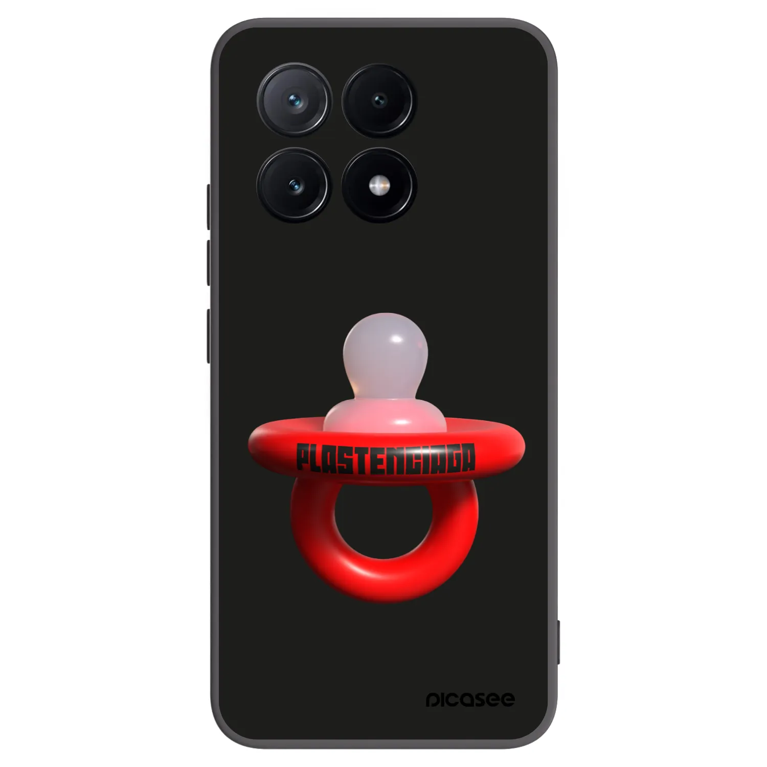 Picasee crna silikonska maskica za Xiaomi Poco X6 Pro - Le Dudel
