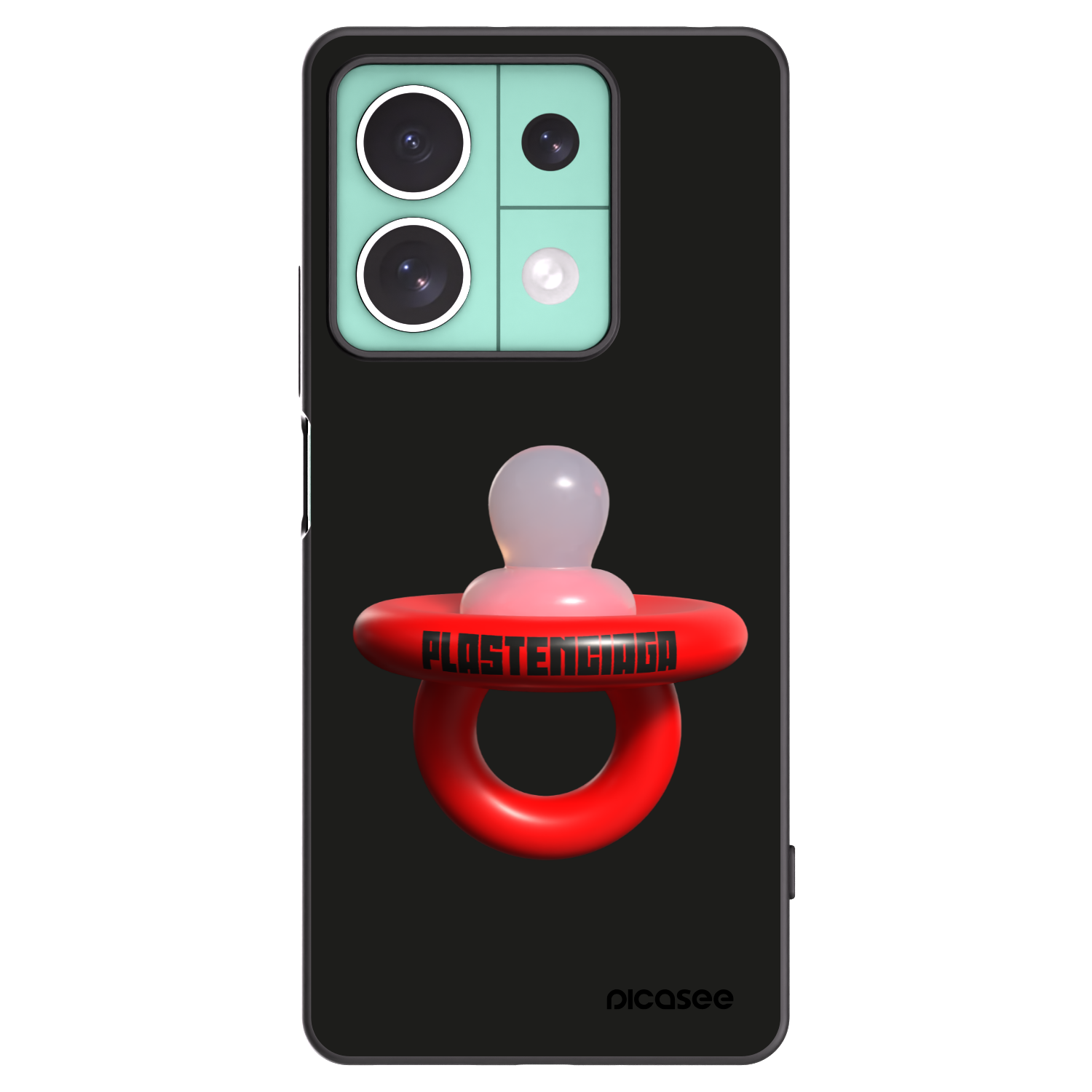 Picasee crna silikonska maskica za Xiaomi Redmi Note 13 5G - Le Dudel