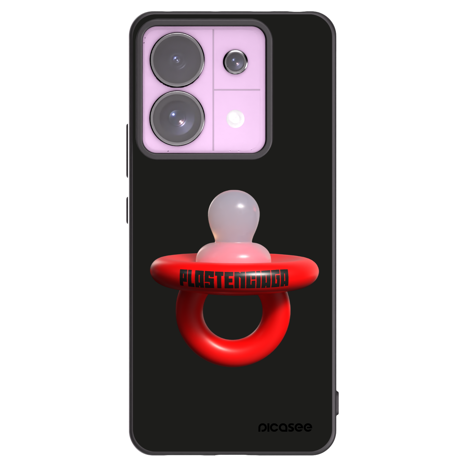 Picasee crna silikonska maskica za Xiaomi Redmi Note 13 Pro 5G - Le Dudel