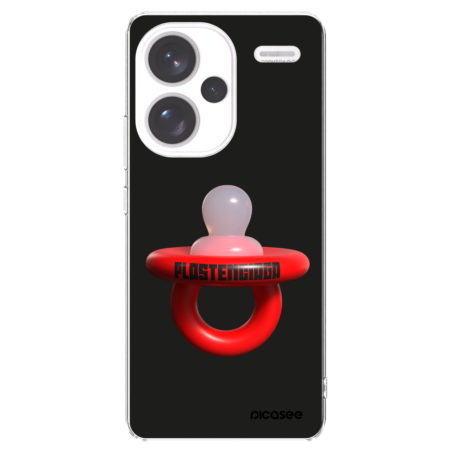 Picasee silikonska prozirna maskica za Xiaomi Redmi Note 13 Pro+ 5G - Le Dudel