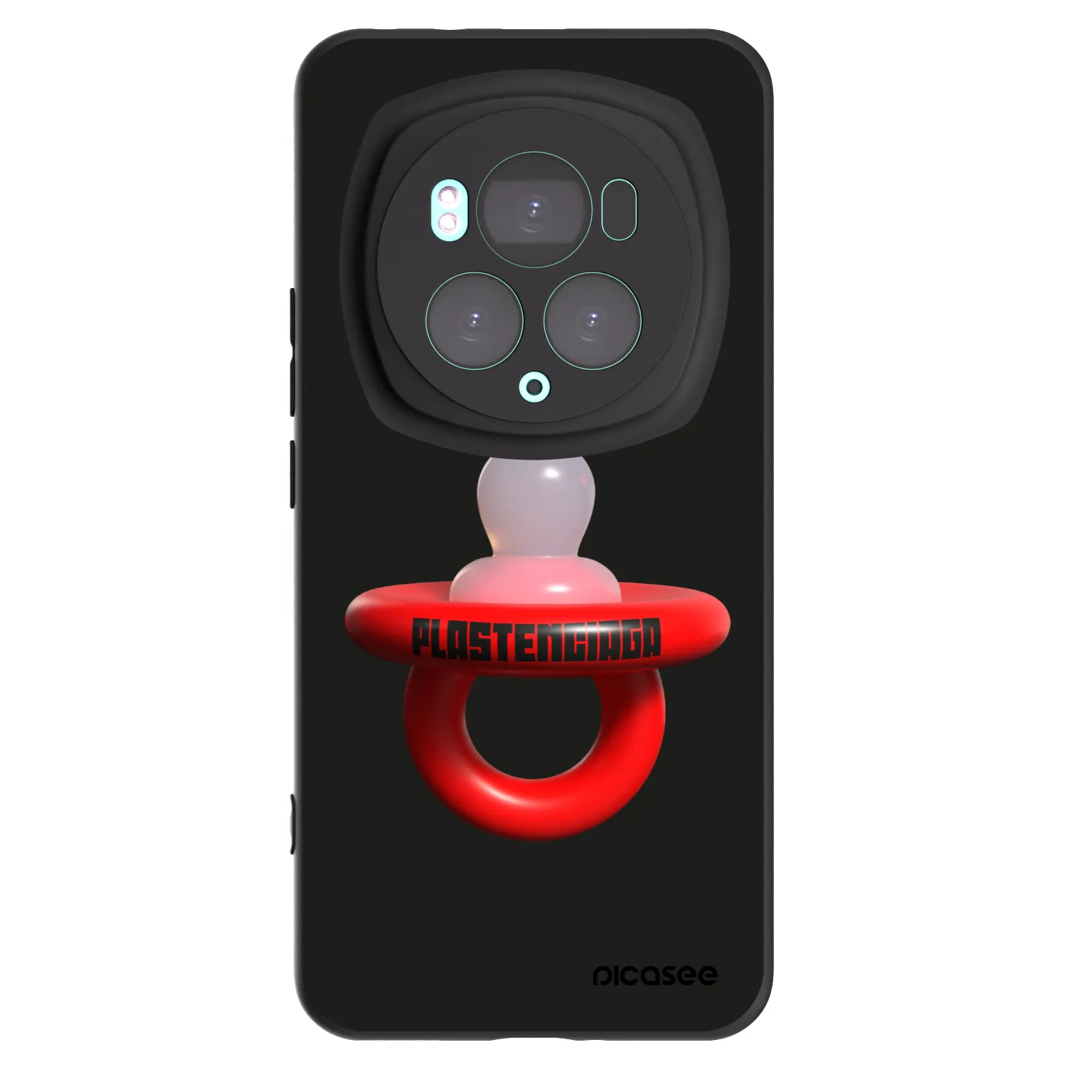 Picasee crna silikonska maskica za Honor Magic6 Pro - Le Dudel