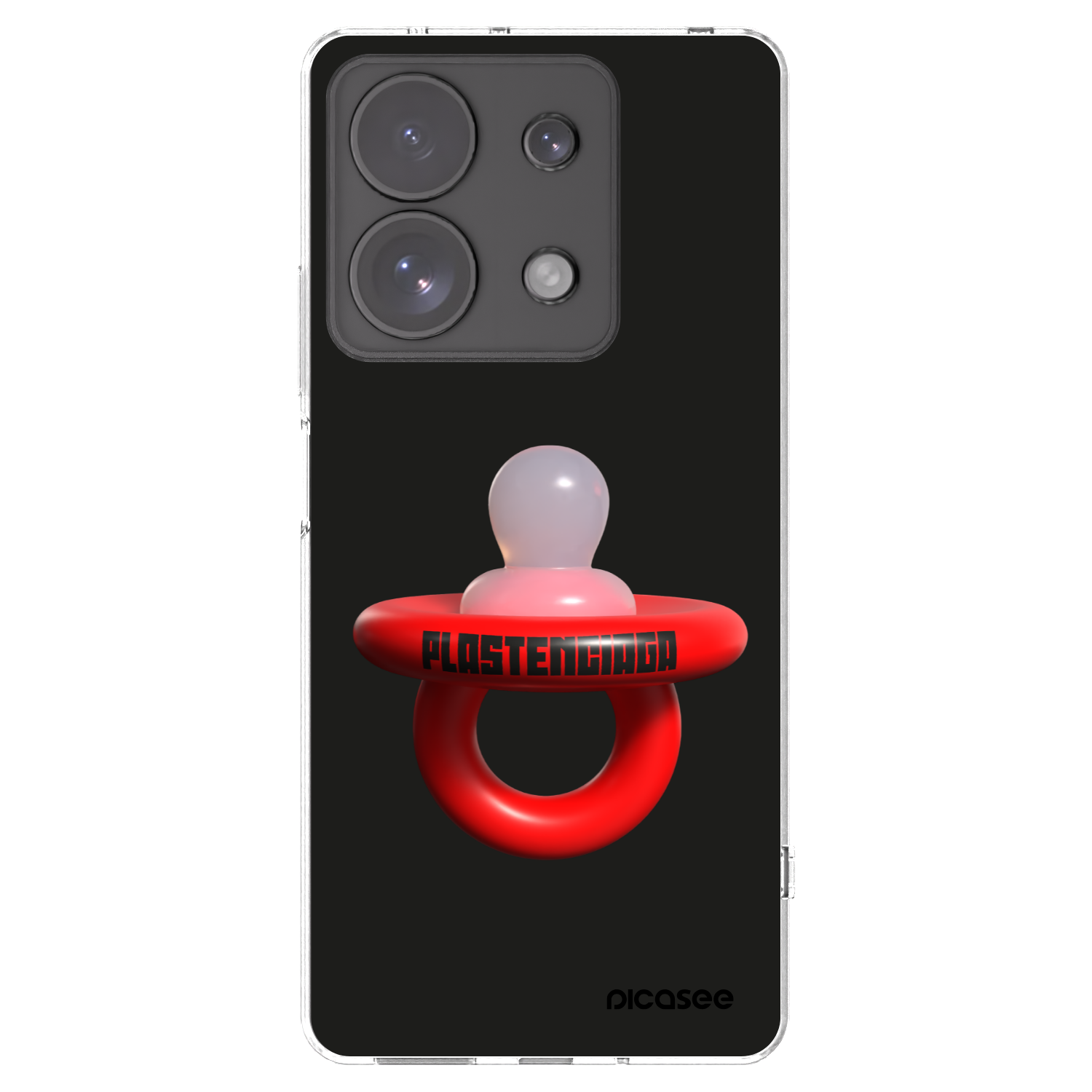 Picasee silikonska prozirna maskica za Xiaomi Redmi Note 13 Pro 4G - Le Dudel