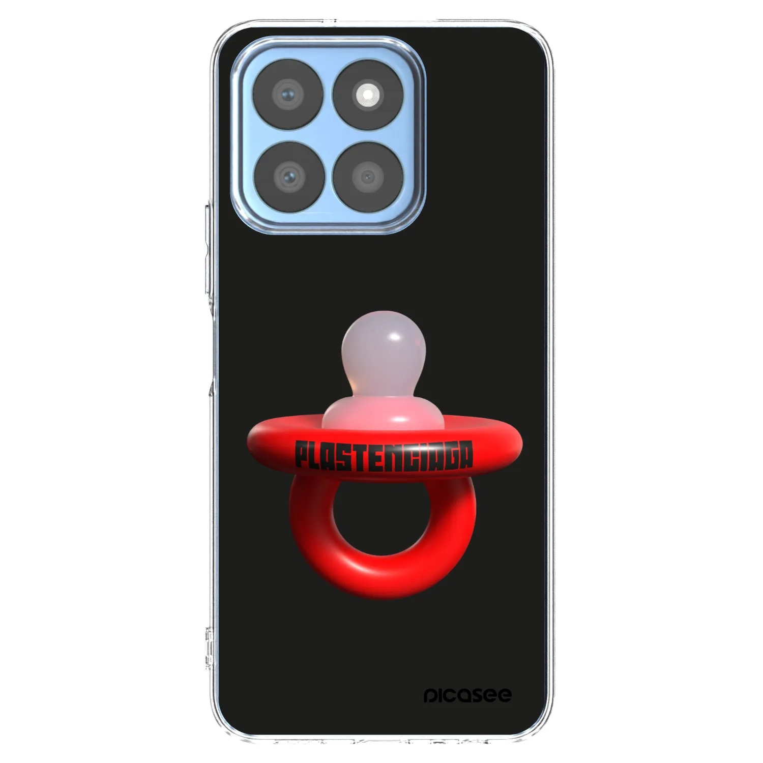 Picasee silikonska prozirna maskica za Honor X8b - Le Dudel