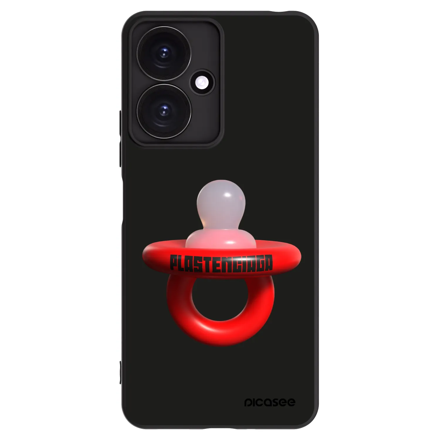 Picasee crna silikonska maskica za Xiaomi Redmi 13C 5G - Le Dudel
