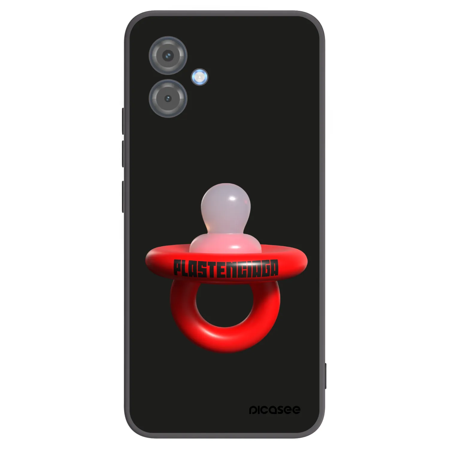 Picasee crna silikonska maskica za Motorola Moto G14 - Le Dudel