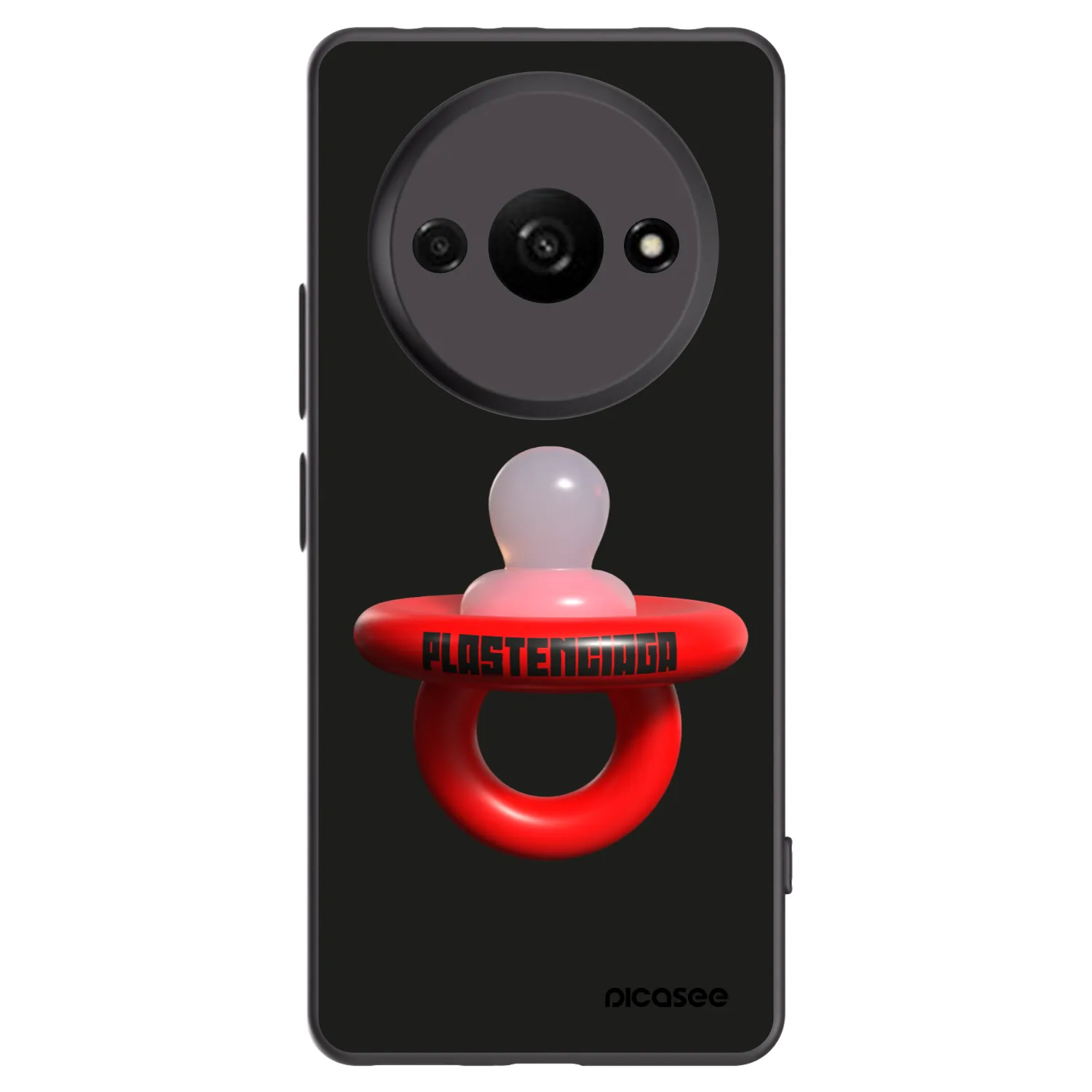 Picasee crna silikonska maskica za Xiaomi Redmi A3 - Le Dudel