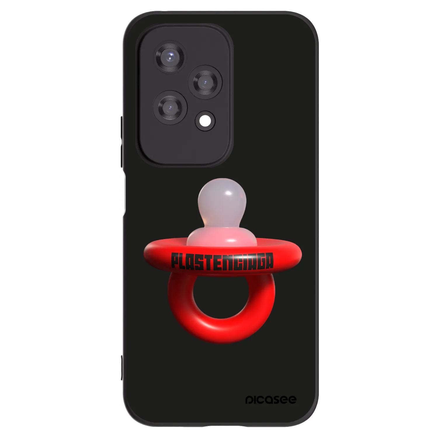 Picasee crna silikonska maskica za Honor 200 Lite - Le Dudel