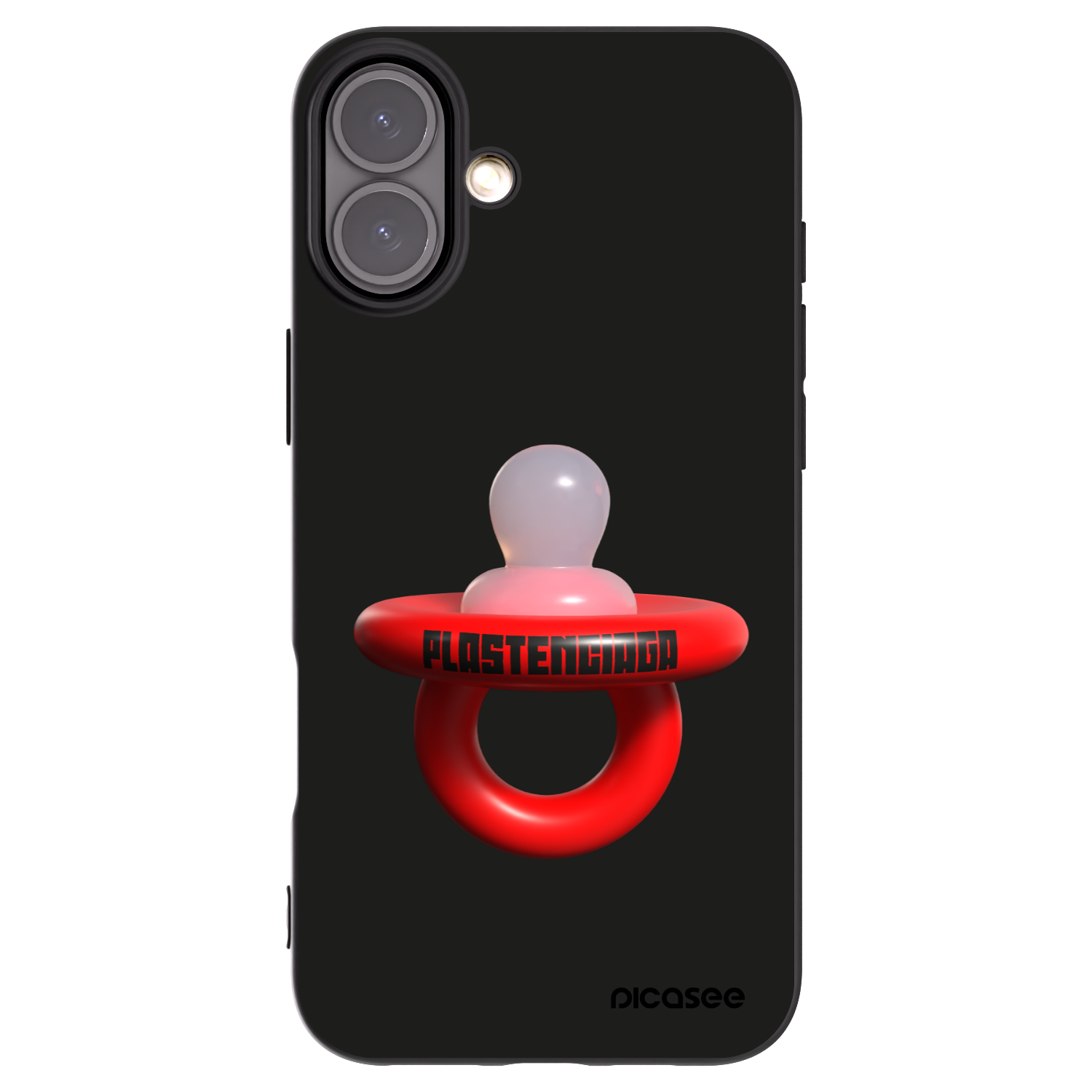 Picasee crna silikonska maskica za Apple iPhone 16 Plus - Le Dudel